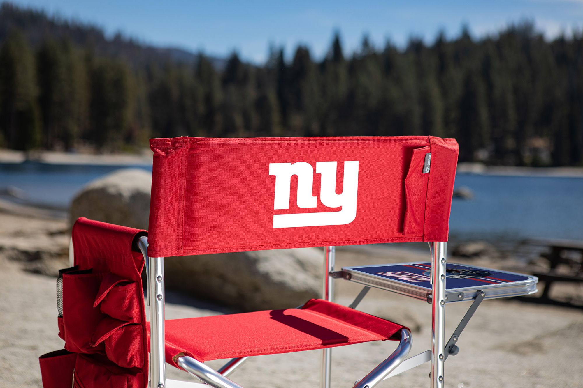Picnic Time New York Giants Red Chair with Table product image
