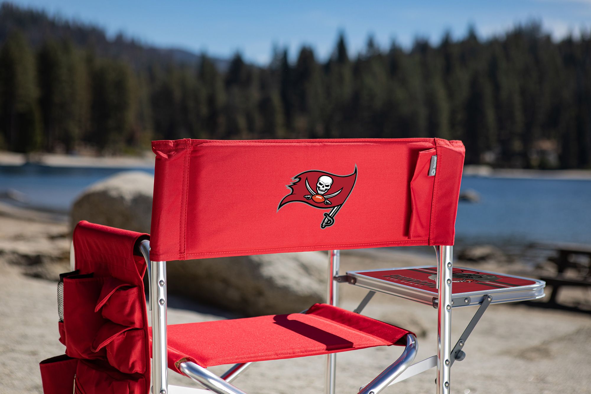 Picnic Time Tampa Bay Buccaneers Red Chair with Table product image