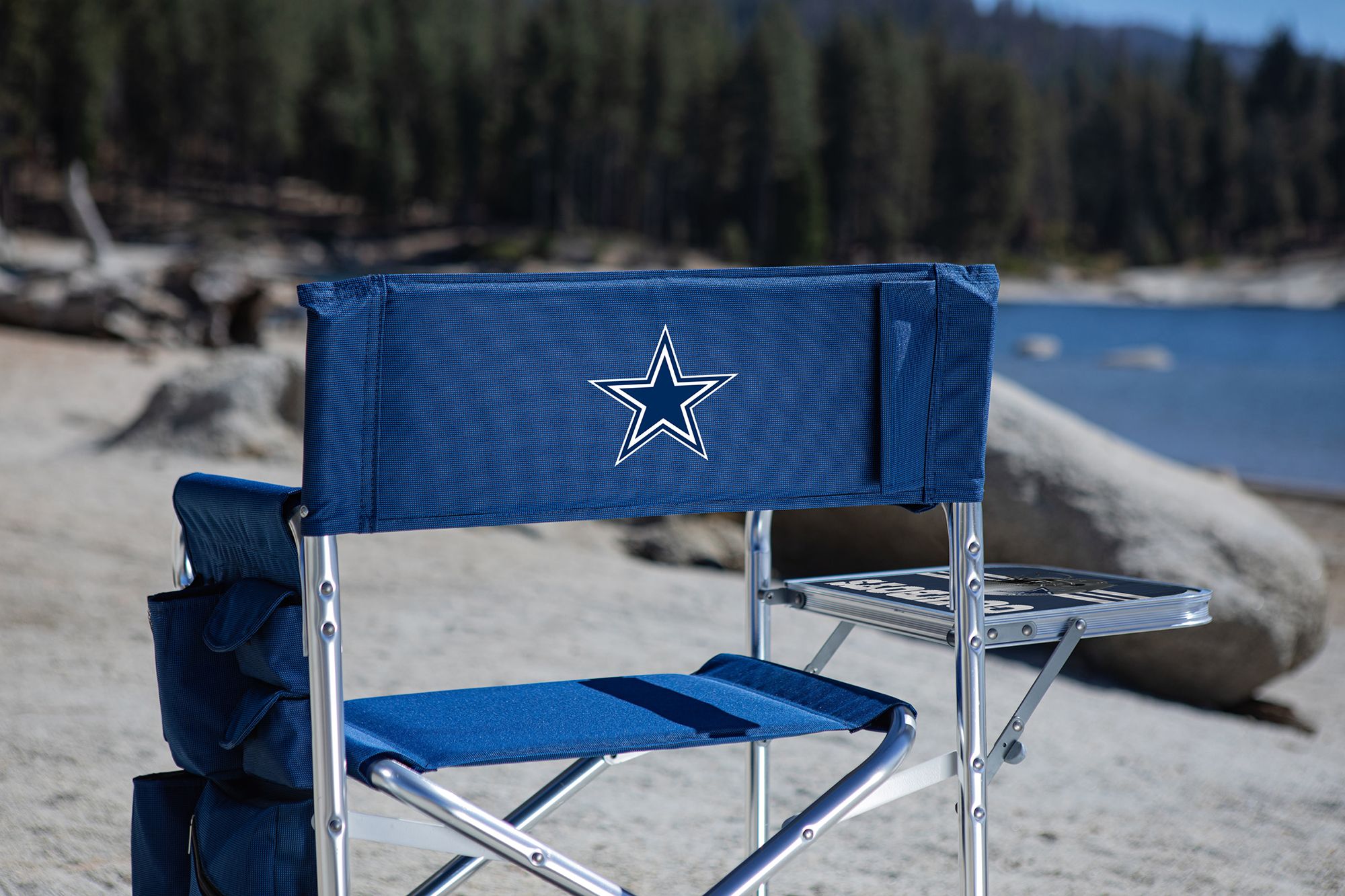 Picnic Time Dallas Cowboys Blue Chair with Table product image