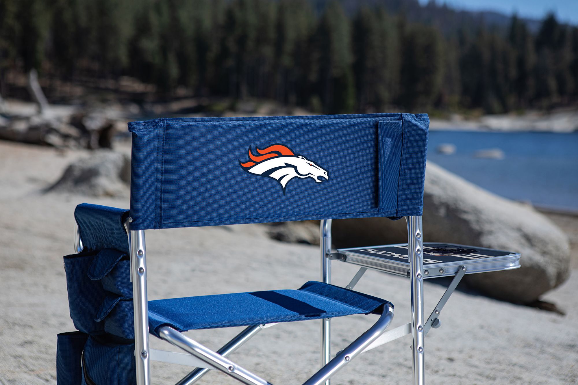 Picnic Time Denver Broncos Blue Chair with Table product image