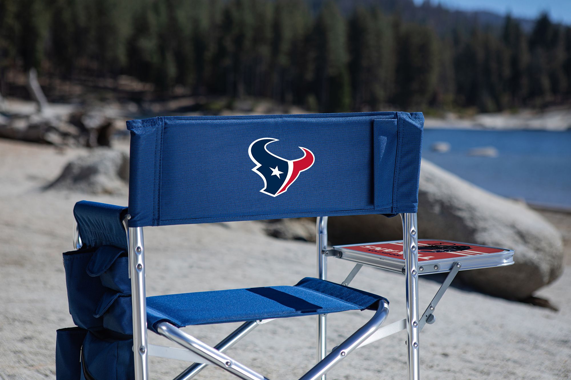 Picnic Time Houston Texans Blue Chair with Table product image