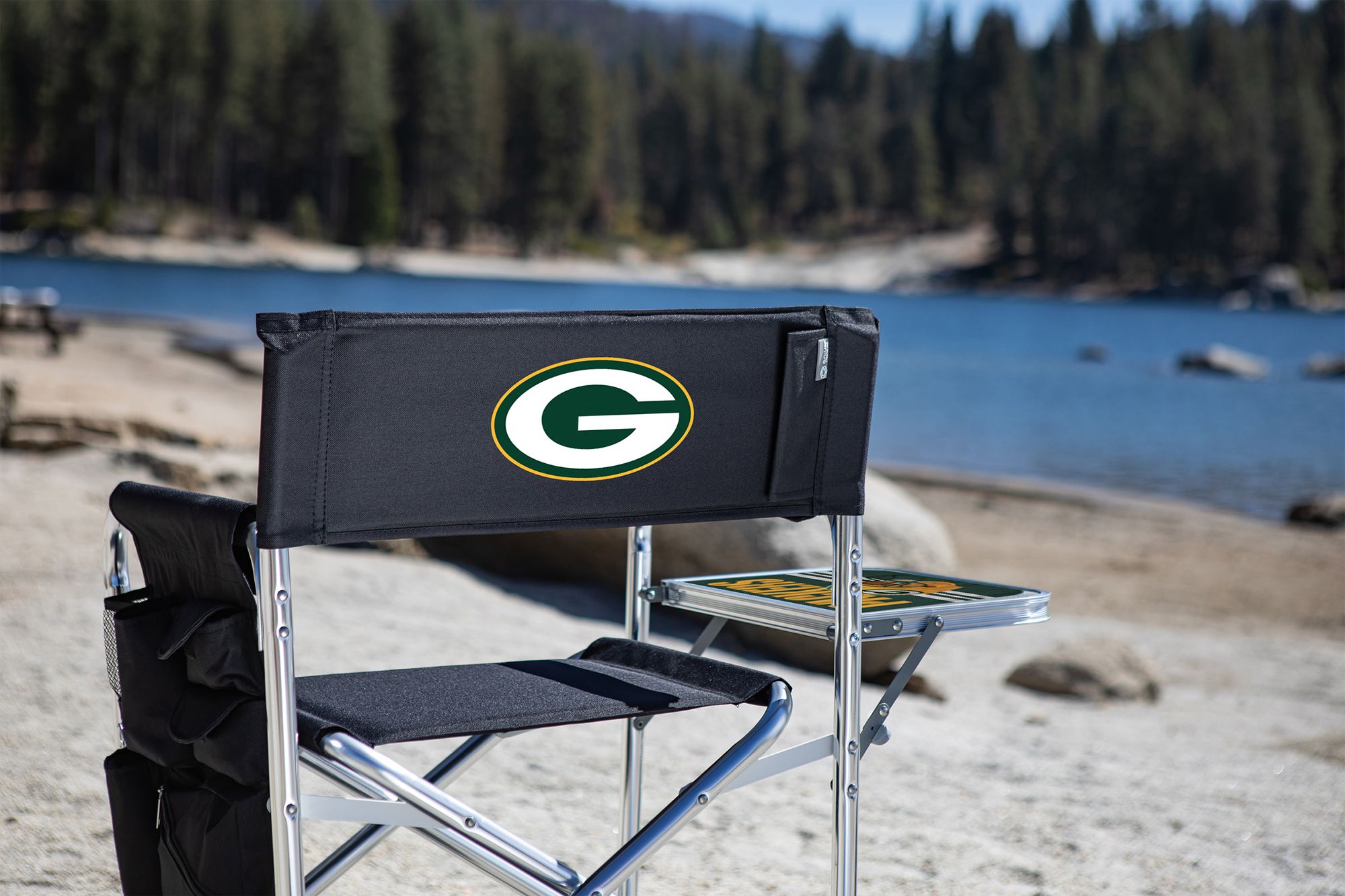 Picnic Time Green Bay Packers Chair with Table product image