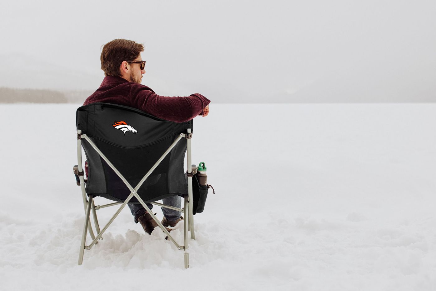 Picnic Time Denver Broncos Xl Camp Chair 