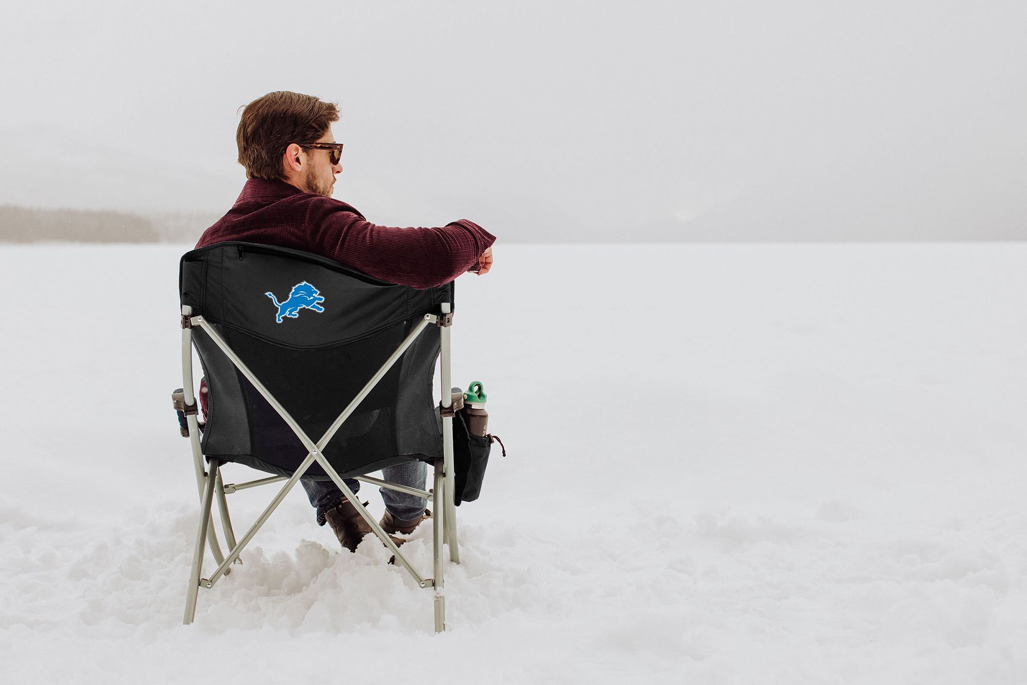 Picnic Time Detroit Lions XL Camp Chair