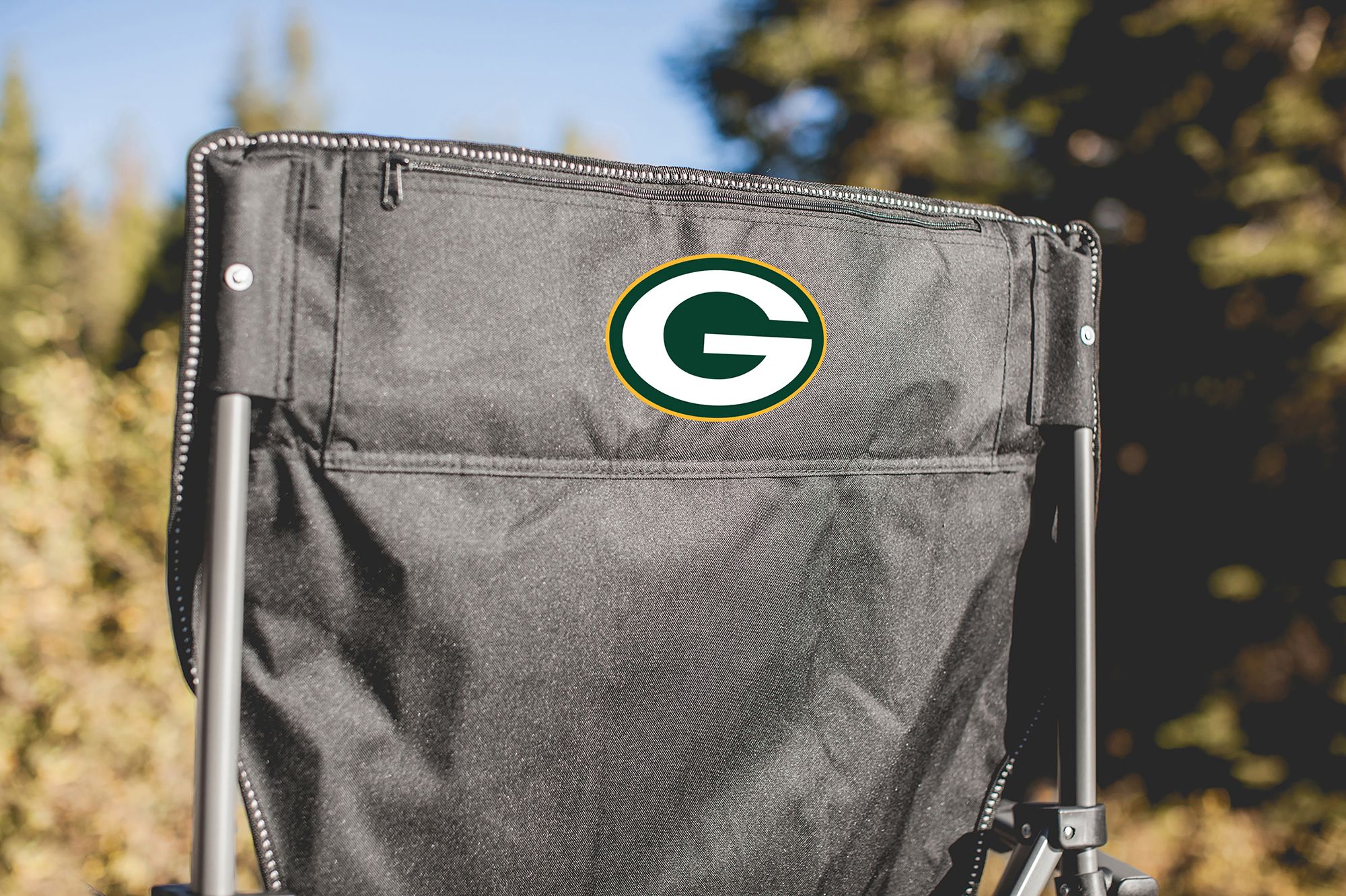 Picnic Time Green Bay Packers Cooler Camp Chair product image