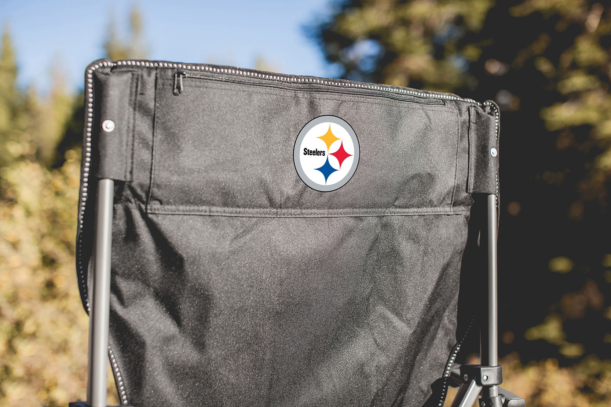Picnic Time Pittsburgh Steelers Cooler Camp Chair product image
