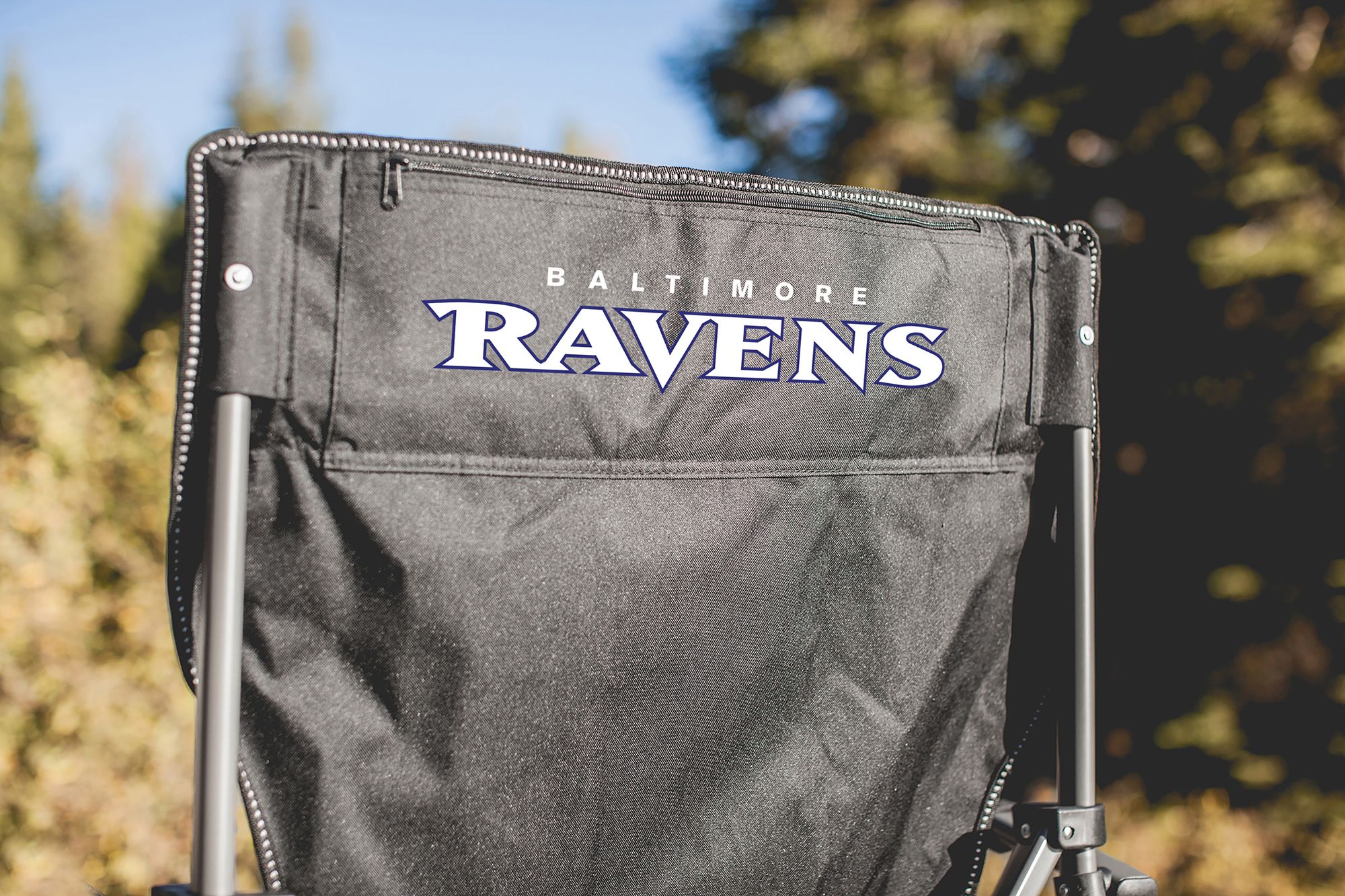 Picnic Time Baltimore Ravens XL Cooler Camp Chair product image