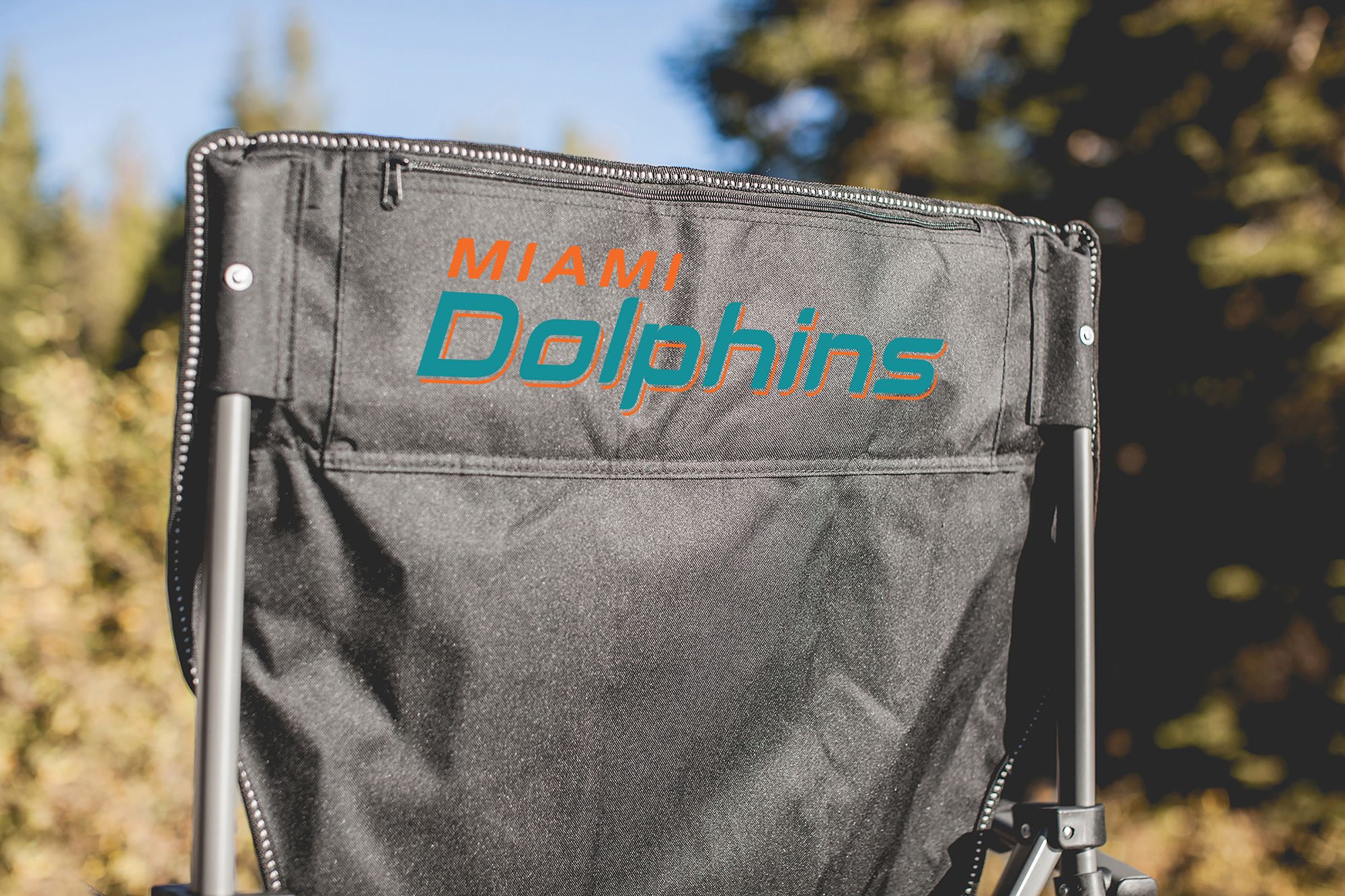 Picnic Time Miami Dolphins XL Cooler Camp Chair product image