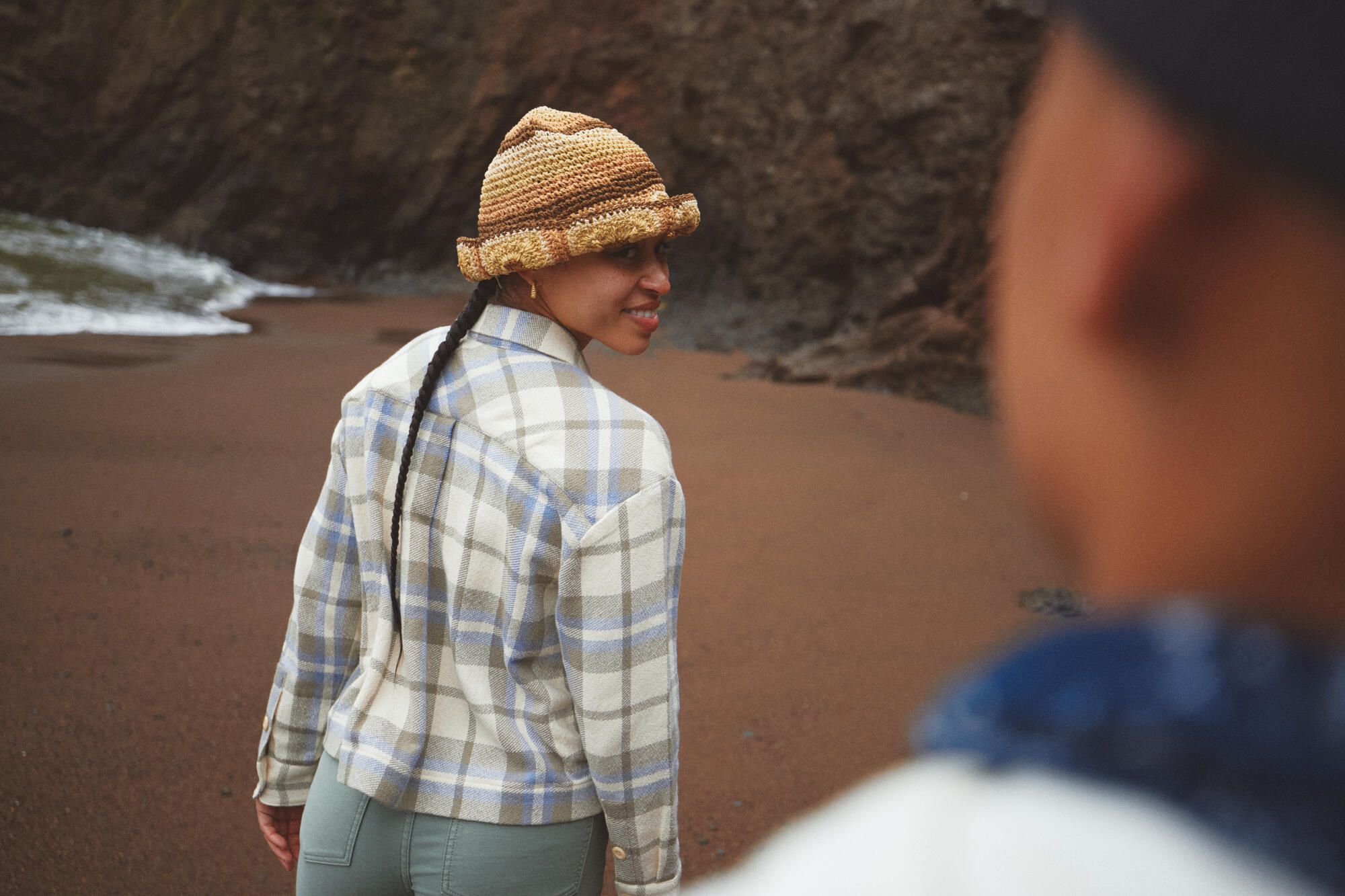 Faherty Women's Long Sleeve Surf Flannel Shirt product image