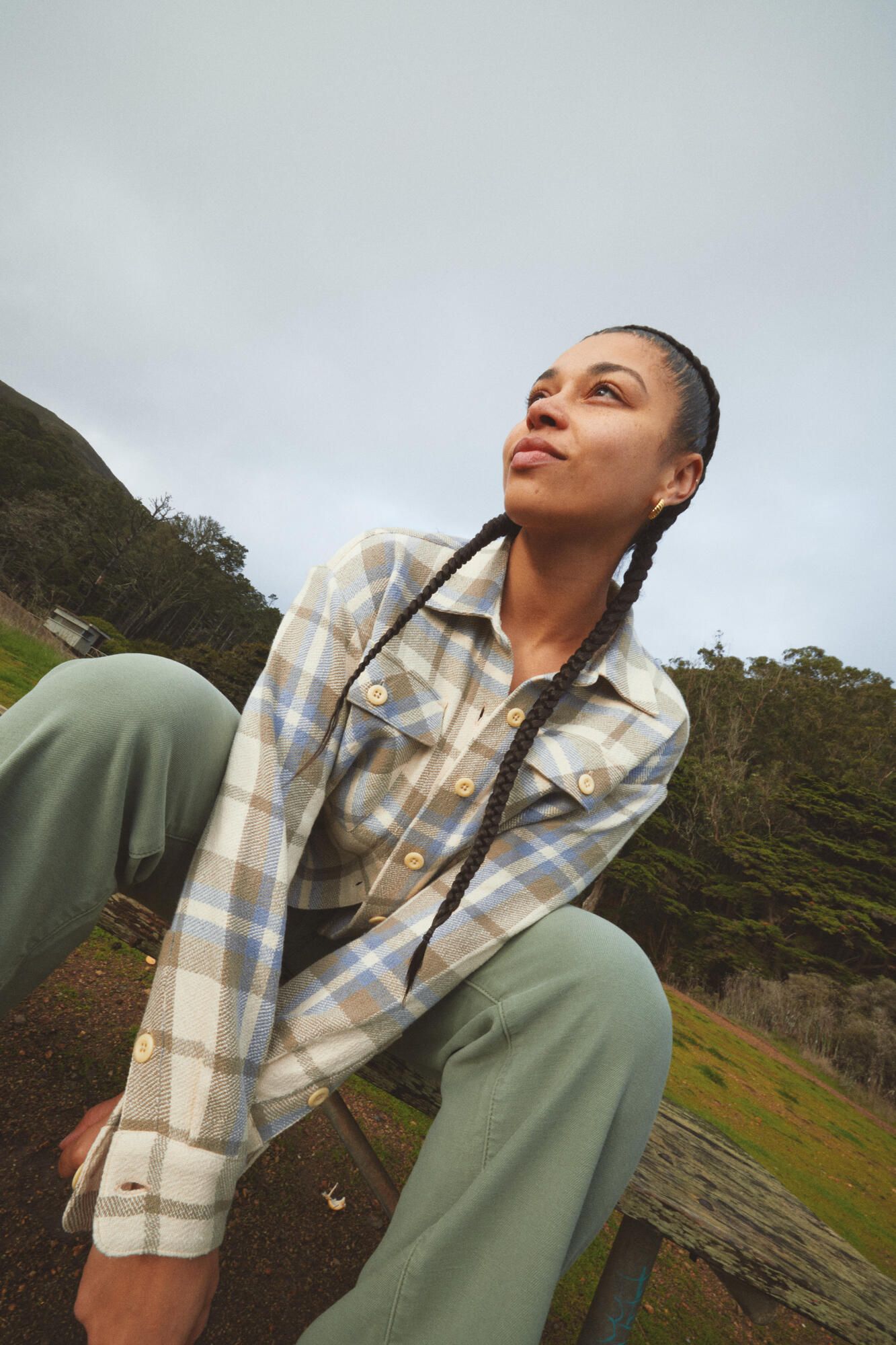 Faherty Women's Long Sleeve Surf Flannel Shirt product image