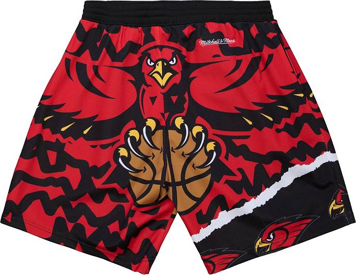 New Mitchell & Ness Mens NBA Atlanta Hawks Jumbotron Shorts.