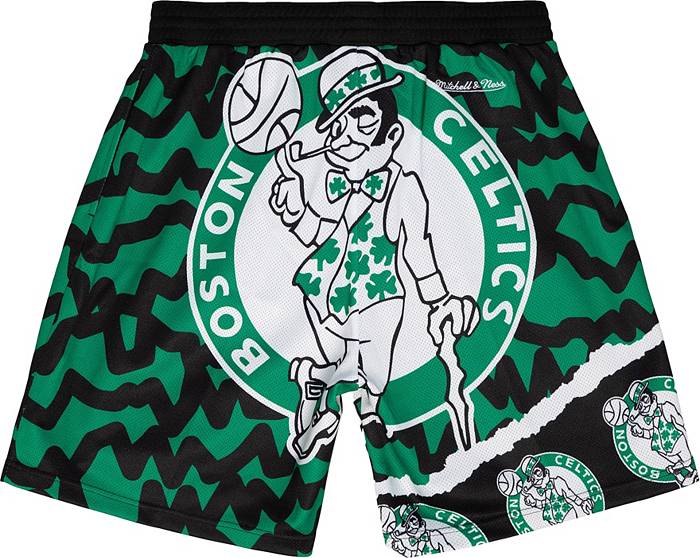 Nike Men's Boston Celtics Green Mesh Shorts, Large