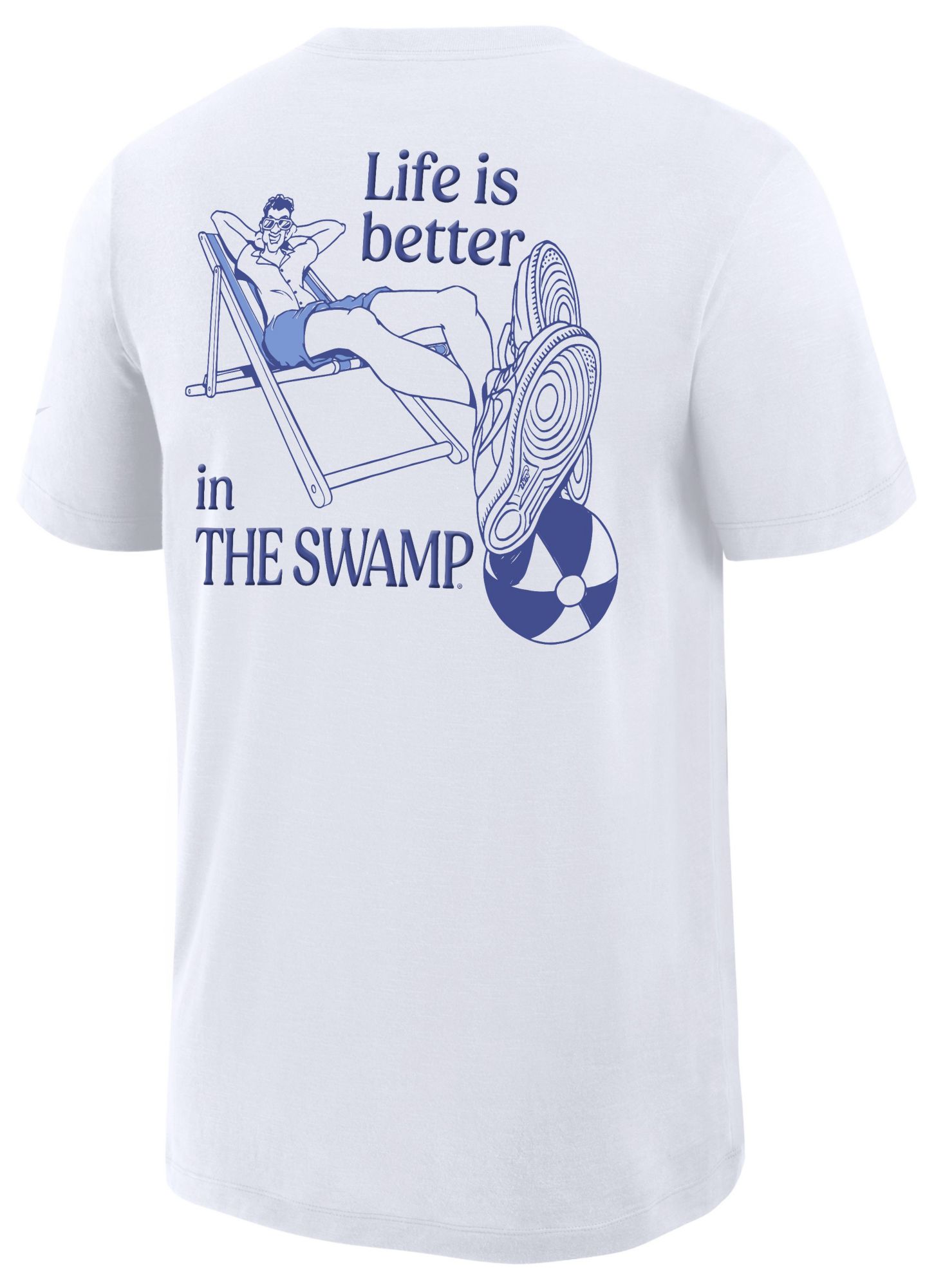 Jordan Men's Florida Gators White Spring Break Life is Better T-Shirt product image