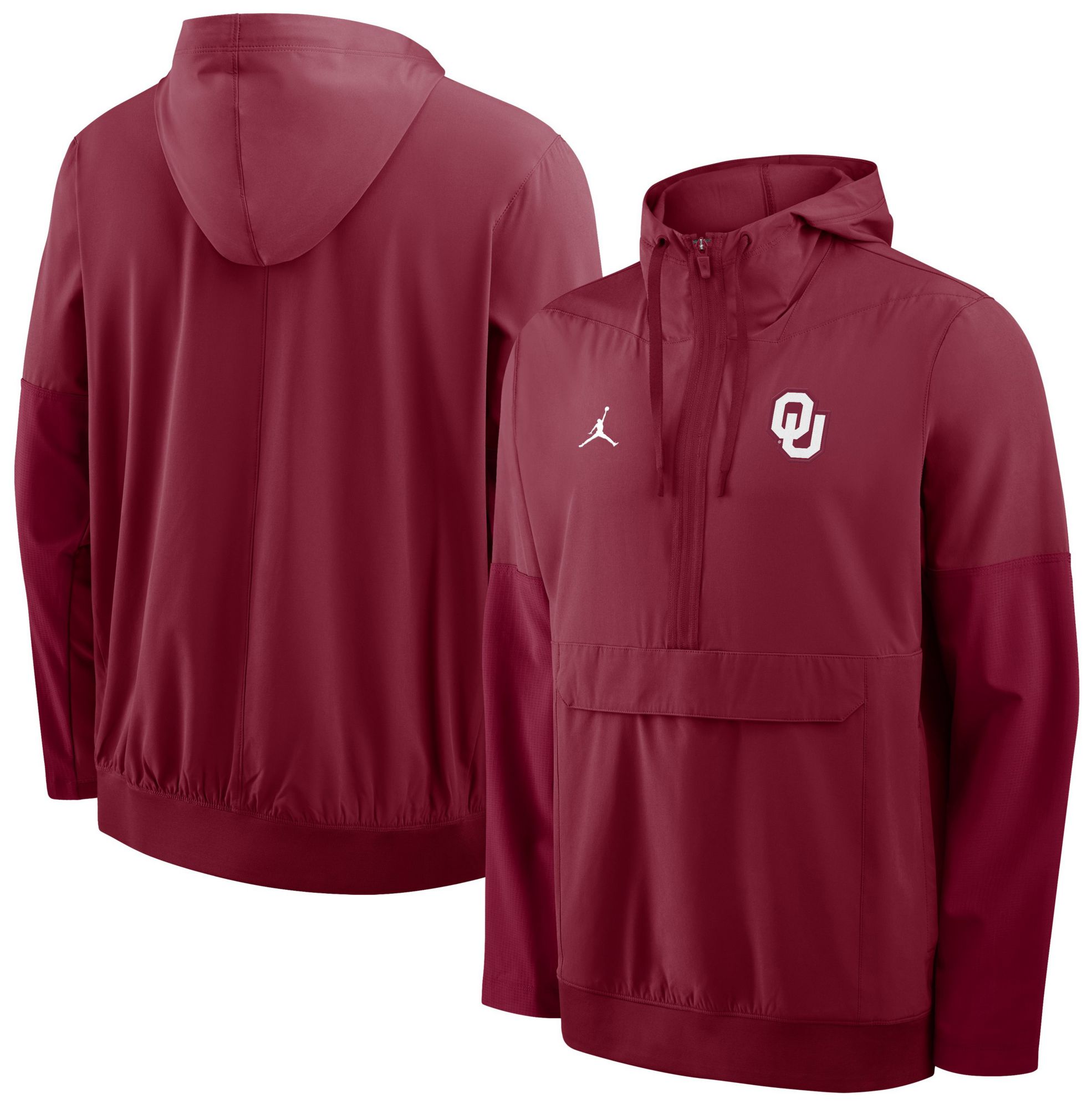 Jordan Men's Oklahoma Sooners Crimson Anorak Gameday Jacket product image