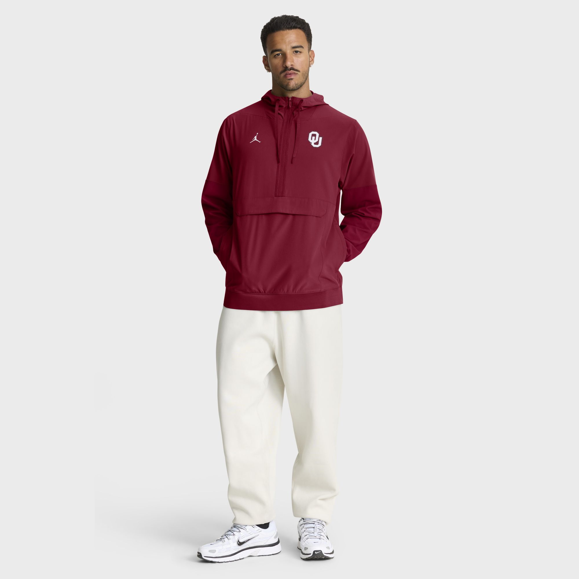 Jordan Men's Oklahoma Sooners Crimson Anorak Gameday Jacket product image