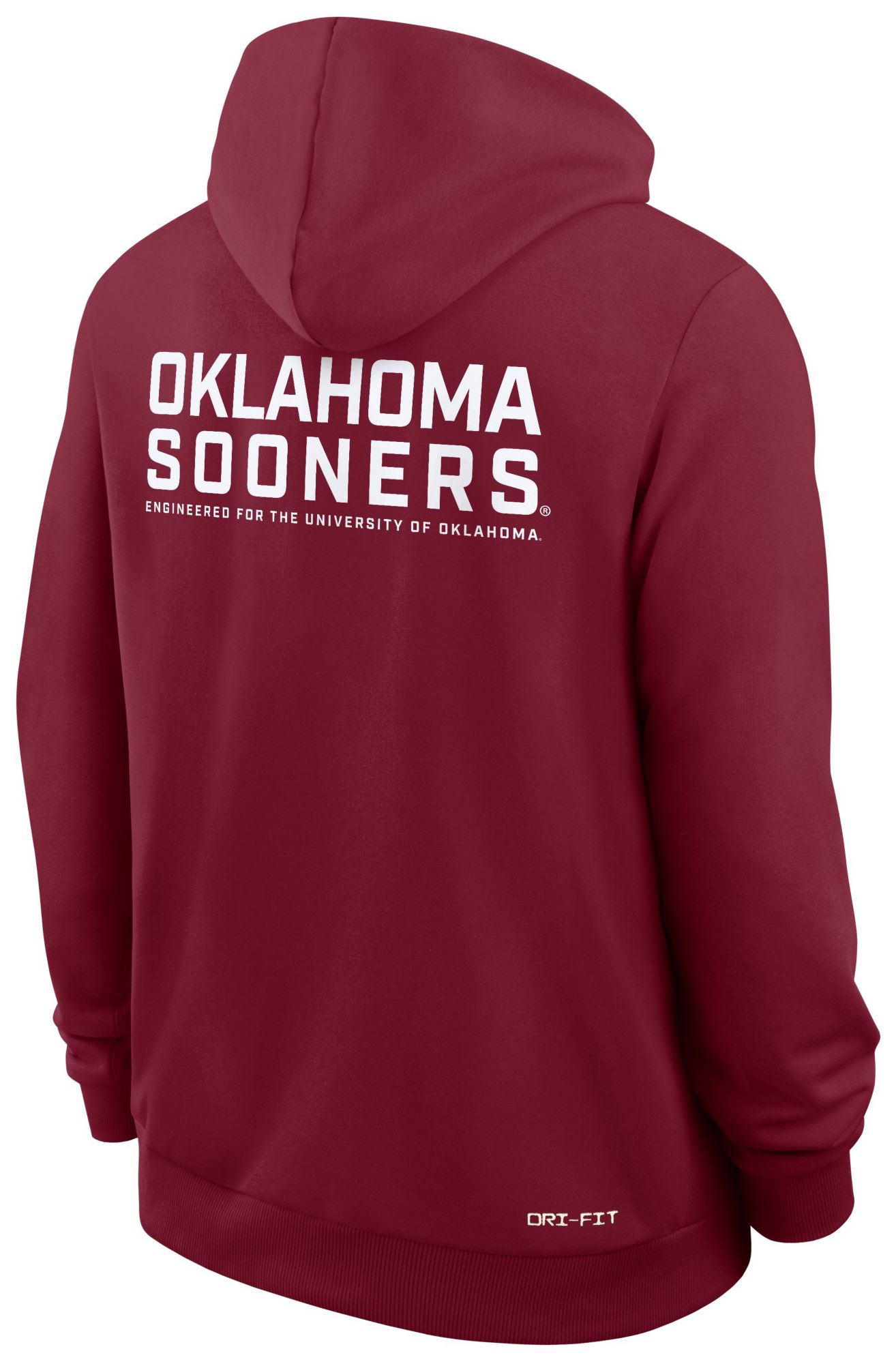 Jordan Men's Oklahoma Sooners Team Crimson Dri-FIT Sideline Full-Zip Hoodie product image