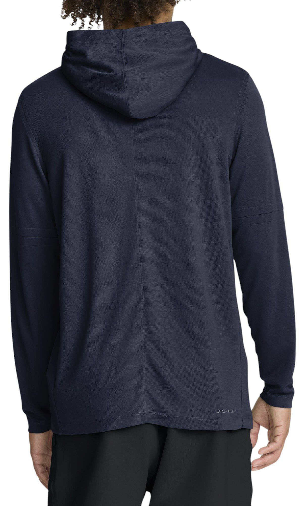 Jordan Men's Michigan Wolverines Navy Dri-FIT Long Sleeve Hoodie T-Shirt product image