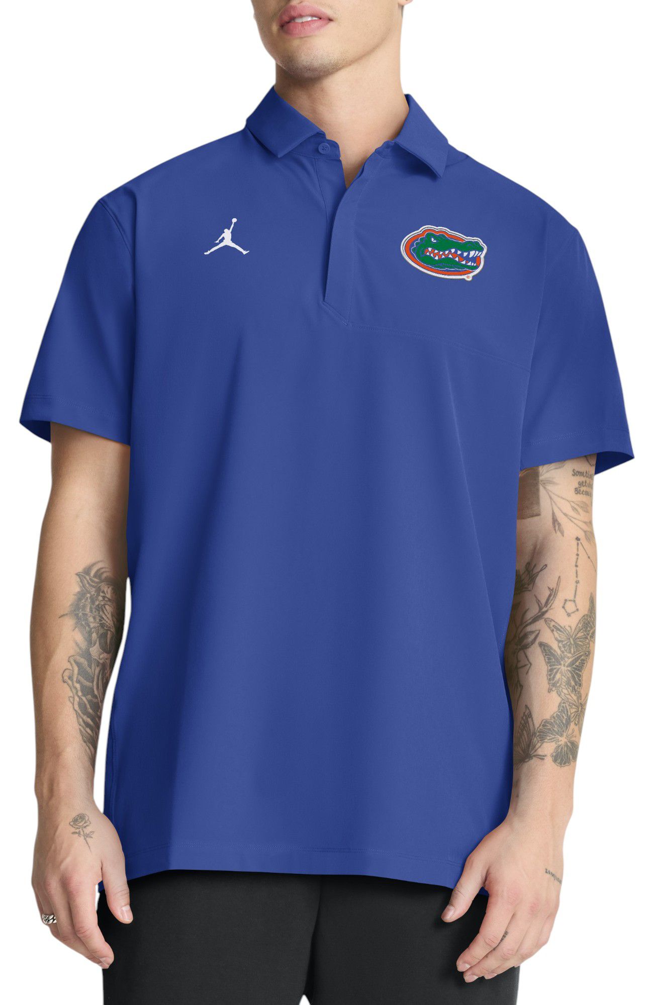 Jordan Men's Florida Gators Game Royal Cotton Football Helmet Short Sleeve T-Shirt product image