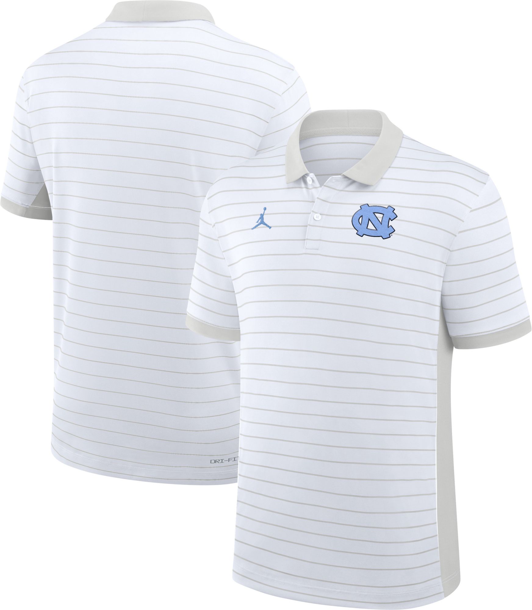 Jordan Men's North Carolina Tar Heels White Dri-FIT Victory Polo product image