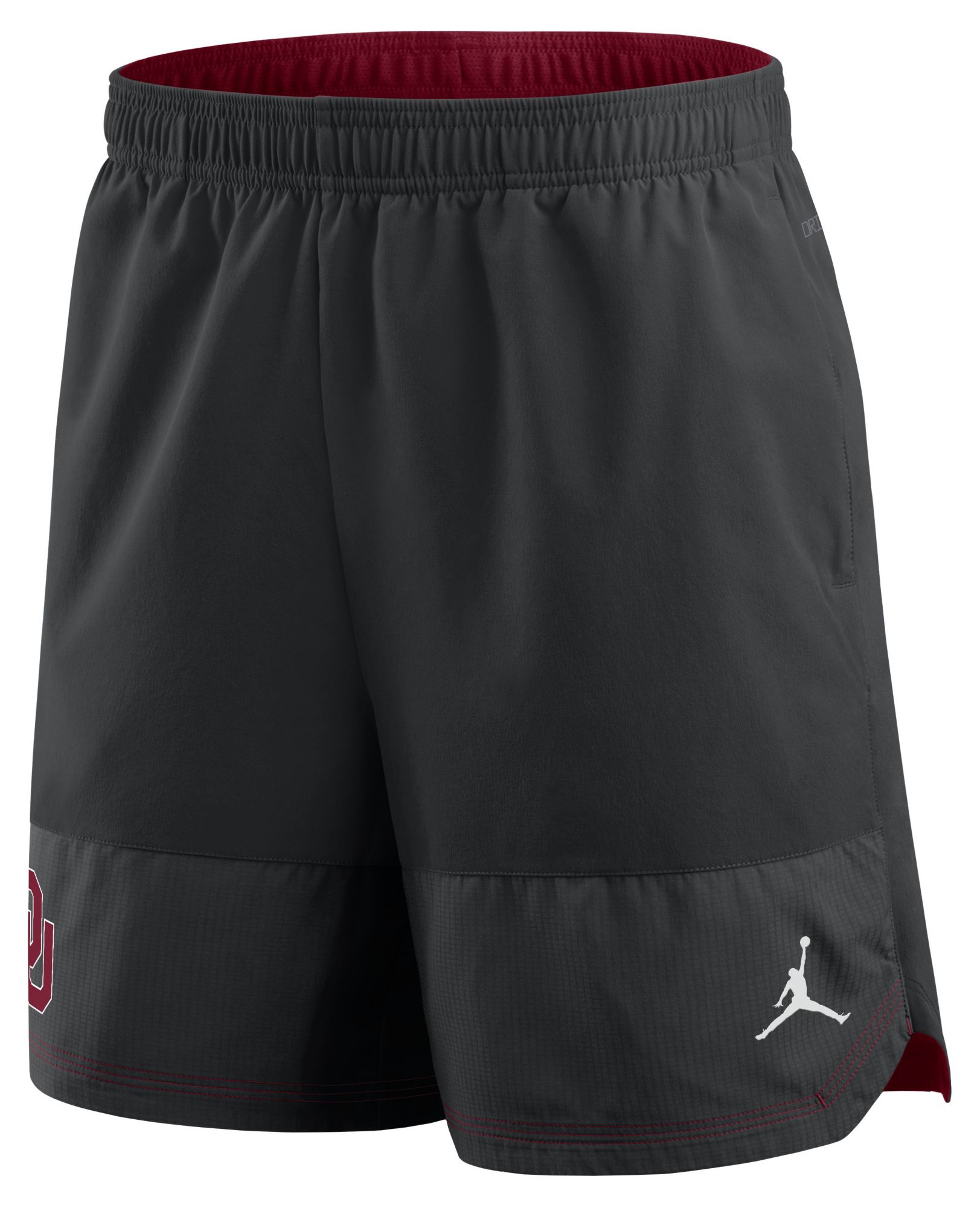 Jordan Men's Oklahoma Sooners Black Dri-Fit Woven Shorts | Dick's