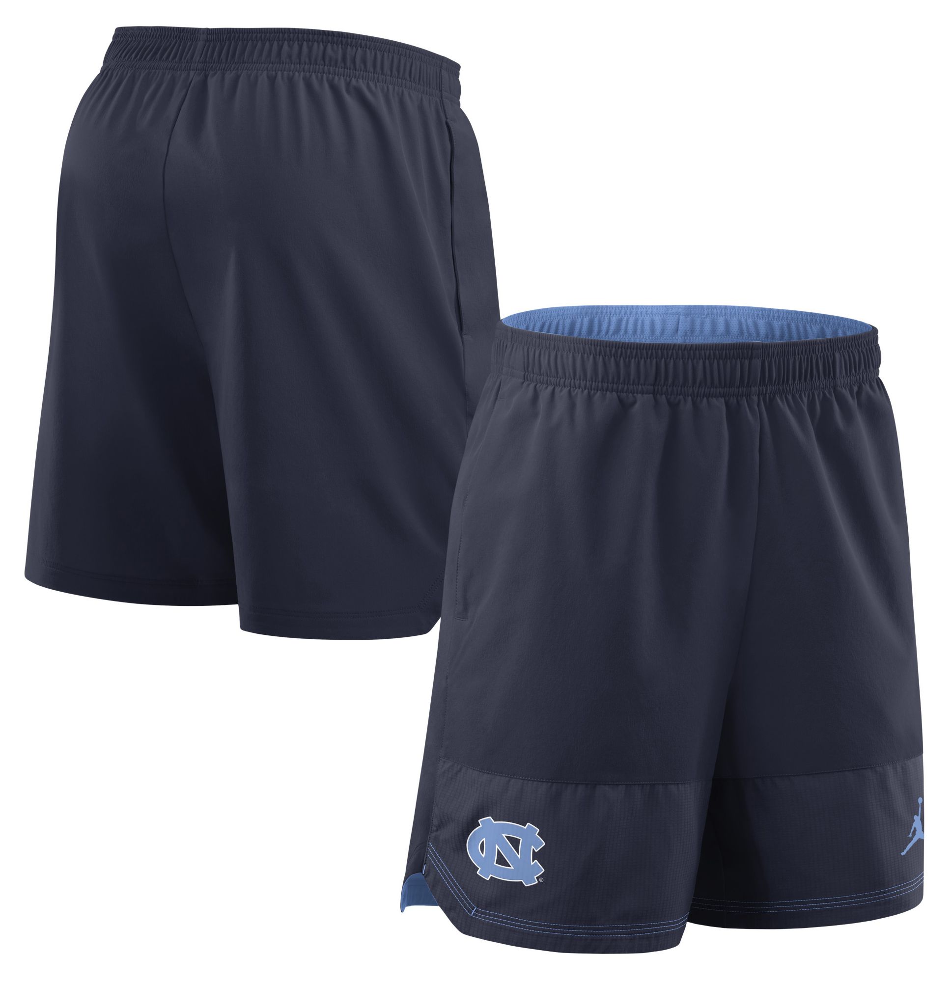 Jordan Men's North Carolina Tar Heels Navy Dri-Fit Woven Shorts product image