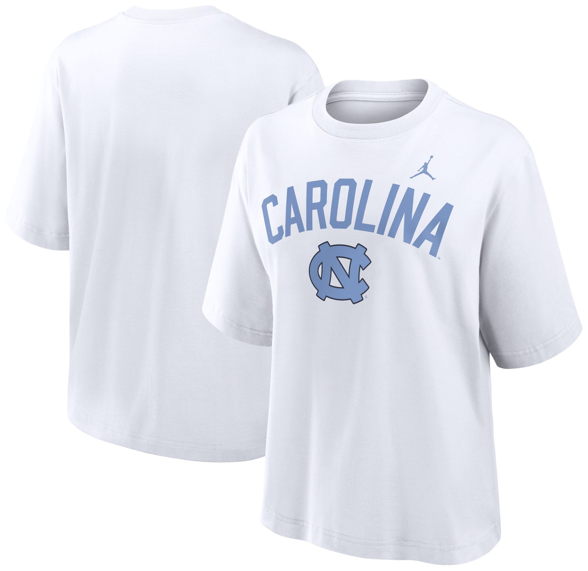 Jordan Women's North Carolina Tar Heels White Boxy T-Shirt product image