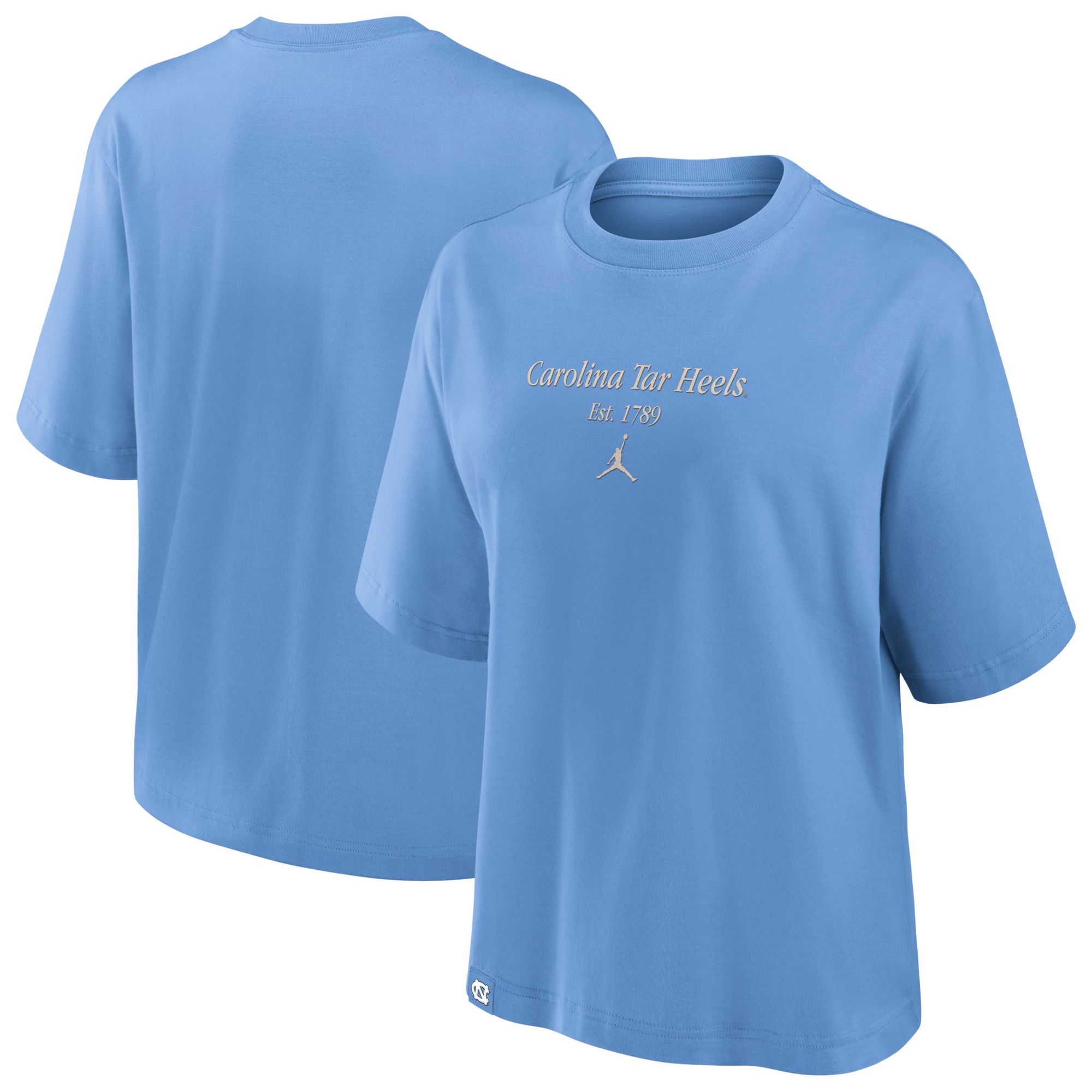 Jordan Women's North Carolina Tar Heels Valor Blue Tag Boxy T-Shirt product image
