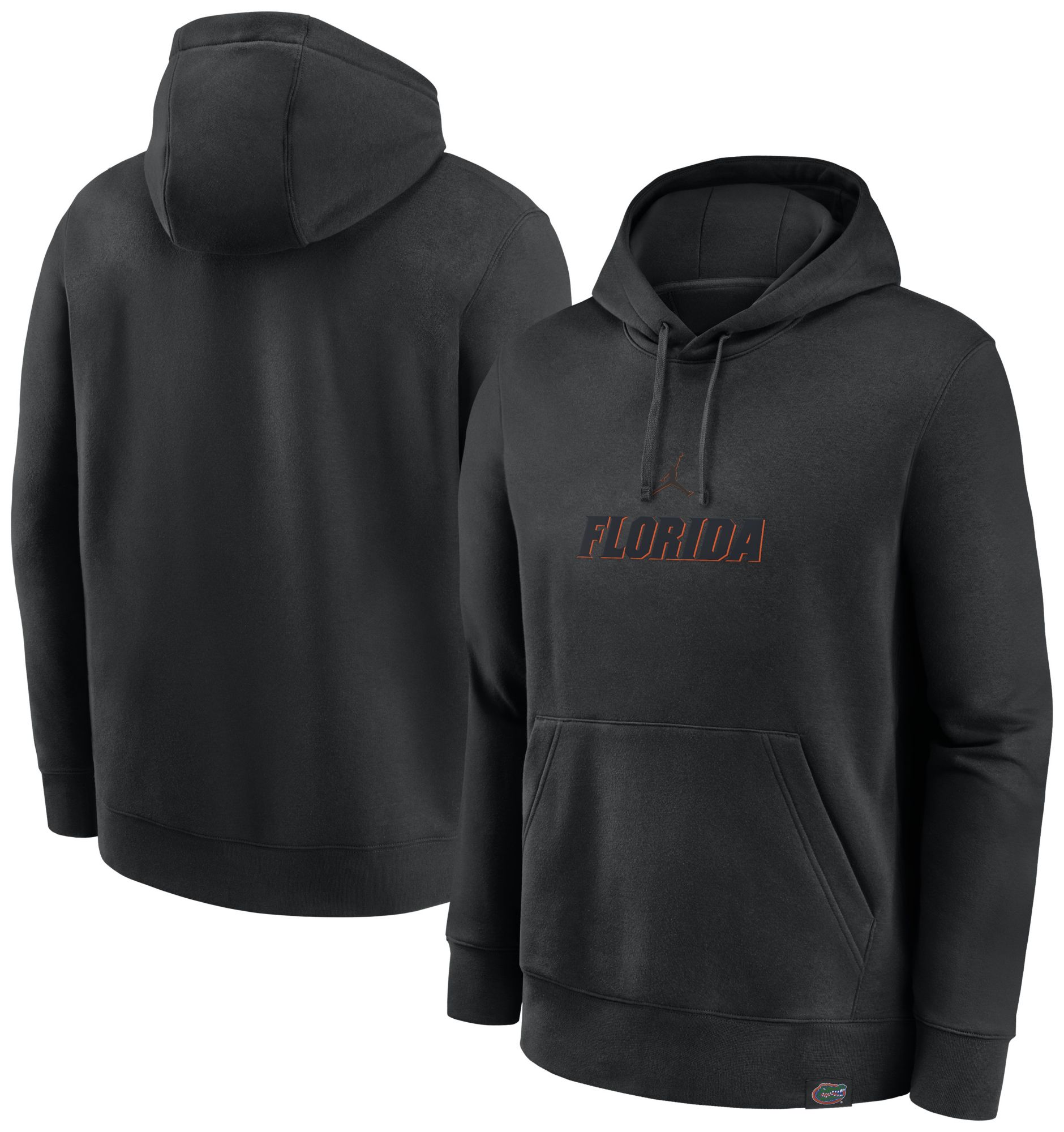 Jordan Men's Florida Gators Black Stat Club Fleece Pullover Hoodie product image