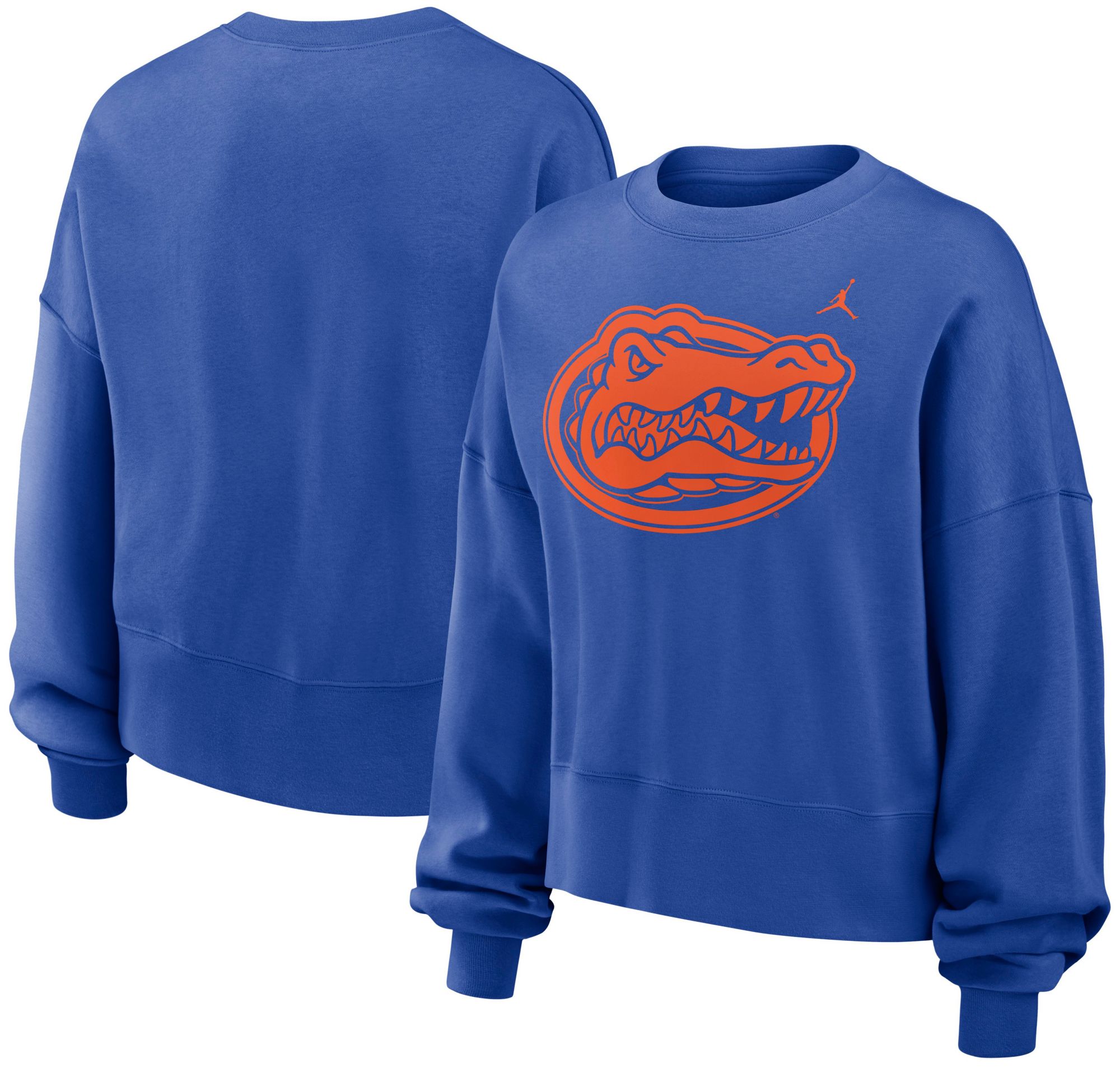 Jordan Women's Florida Gators Blue Club Fleece Crew Neck Pullover Sweatshirt product image