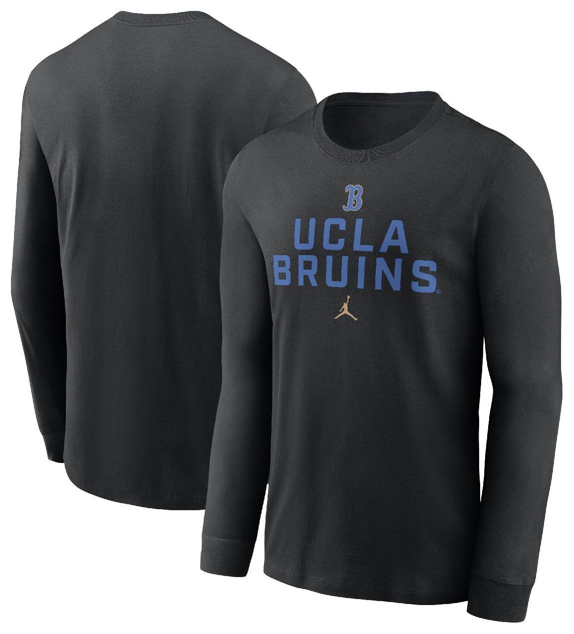 Jordan Men's UCLA Bruins Team Issued Dri-FIT Black Long Sleeve T