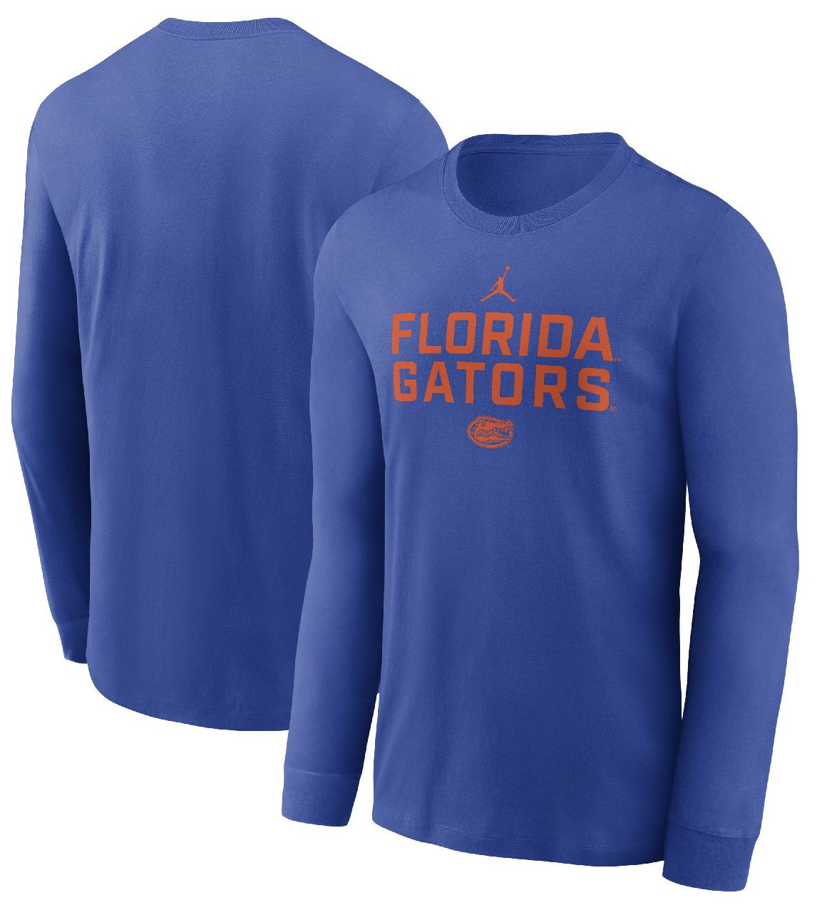 Jordan Men's Florida Gators Team Issued Dri-FIT Royal Long Sleeve T-Shirt product image