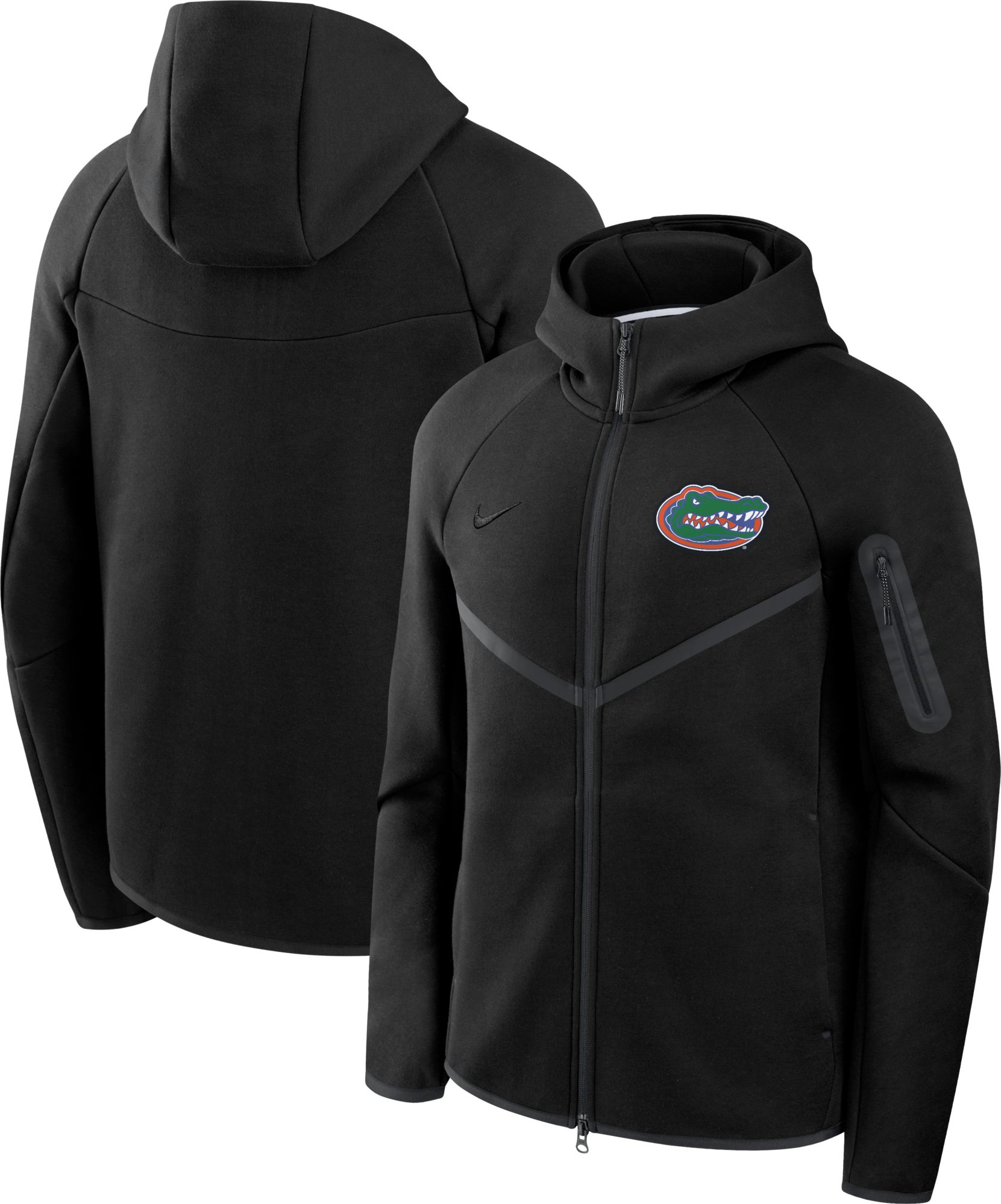 Nike Men's Florida Gators Black Tech Fleece Full-Zip Hoodie product image