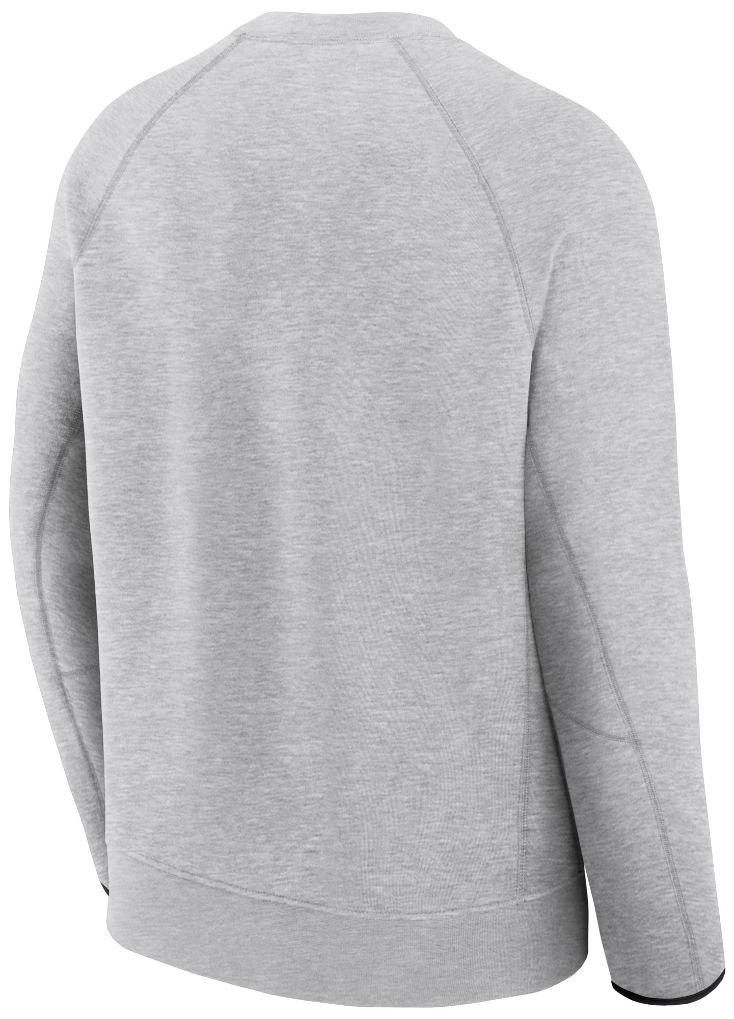 Jordan Men's North Carolina Tar Heels Dark Grey Heather Tech Fleece Crewneck Sweatshirt product image