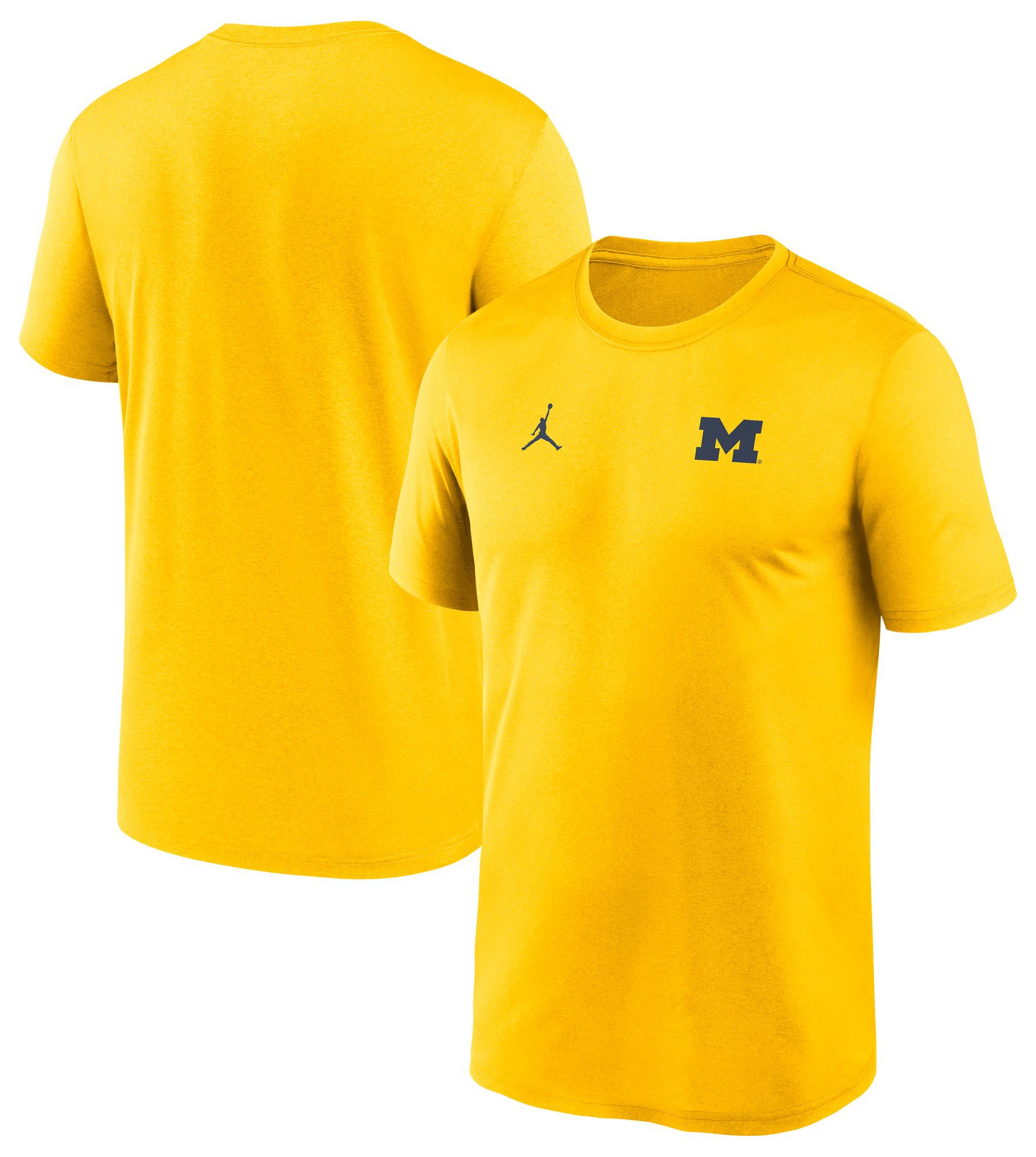 Jordan Men's Michigan Wolverines Amarillo Legend Logo T-Shirt product image