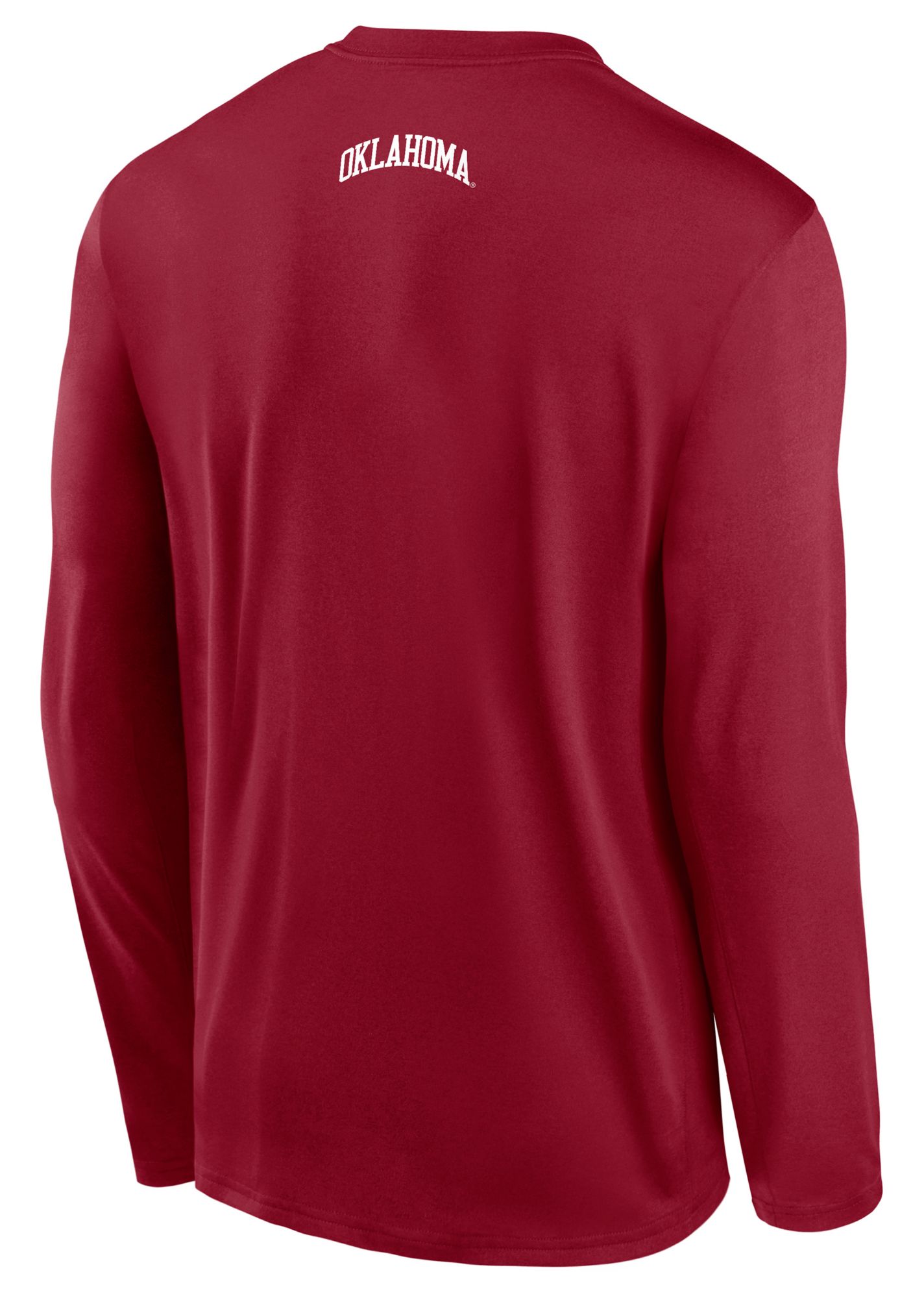 Jordan Men's Oklahoma Sooners Crimson Dri-FIT Basketball Shooter Long-Sleeve T-Shirt product image