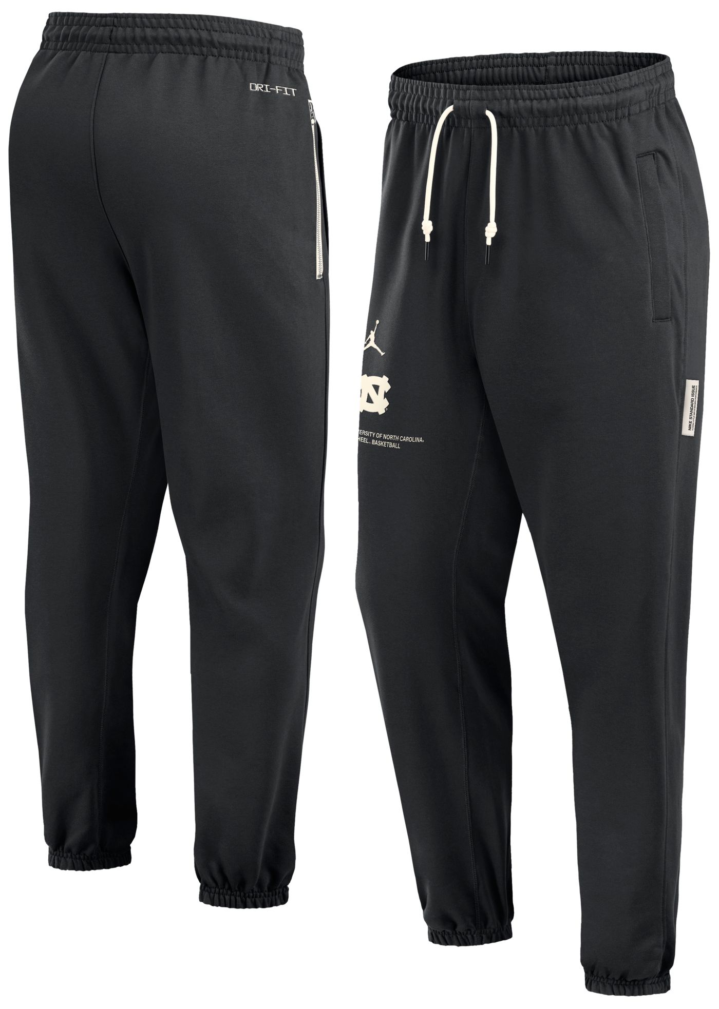 Jordan Men s North Carolina Tar Heels Black Travel Pants Dick s Sporting Goods