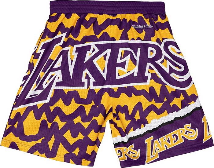 Mitchell & Ness Men's Los Angeles Lakers Swingman Shorts - Yellow