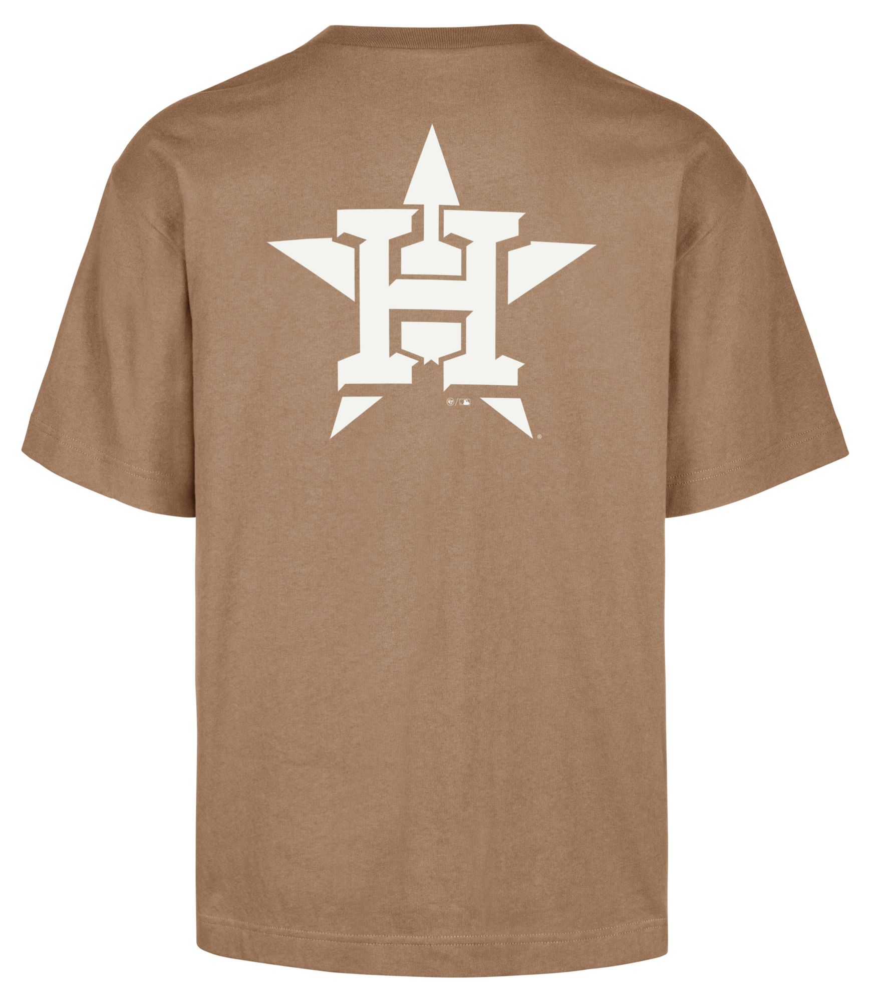 '47 Men's Houston Astros Tan Lateral Foundation T-Shirt product image