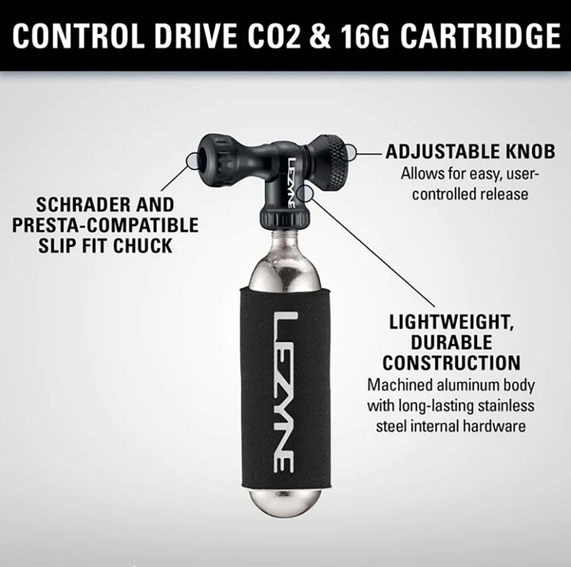 LEZYNE Control Drive CO2 16G Dispenser product image