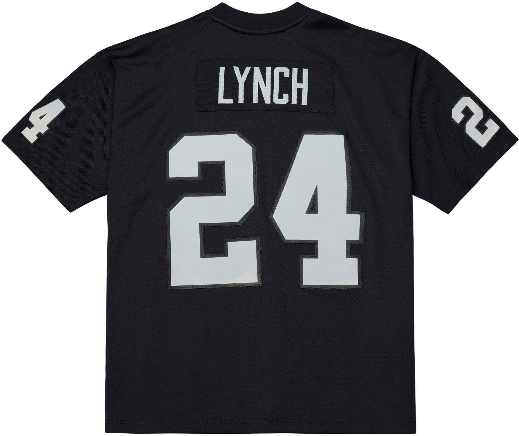 Mitchell & Ness Men's 2017 Las Vegas Raiders Marshawn Lynch #24 Black Legacy Jersey product image