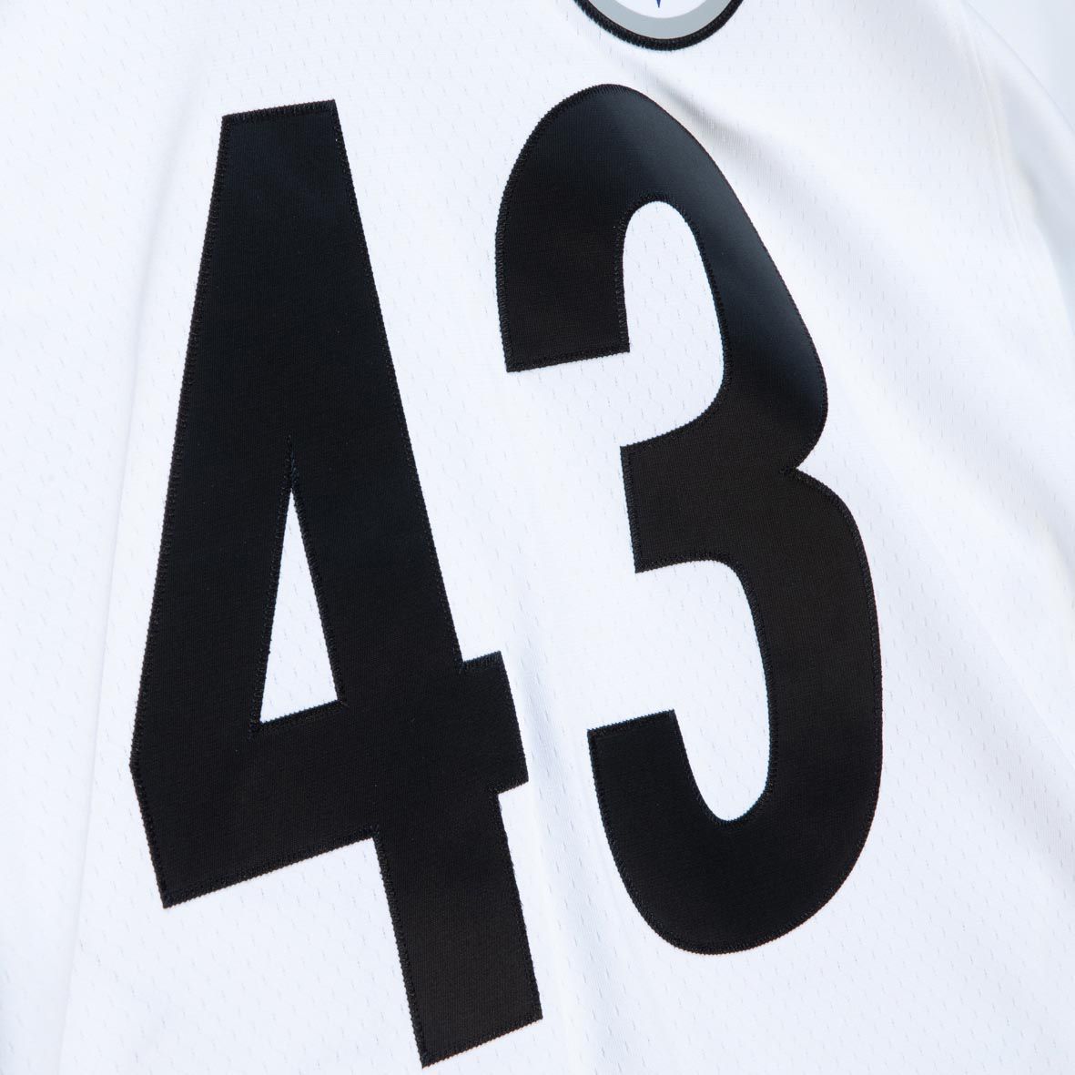 Mitchell & Ness Men's Pittsburgh Steelers Troy Polamalu #43 2005 White Throwback Jersey product image