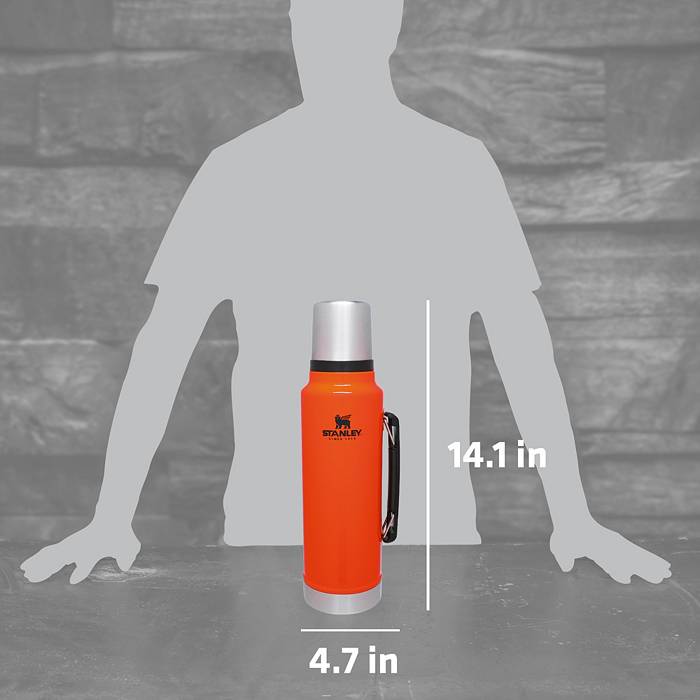 The 1.5QT Classic Legendary Water Bottle in Blaze Orange
