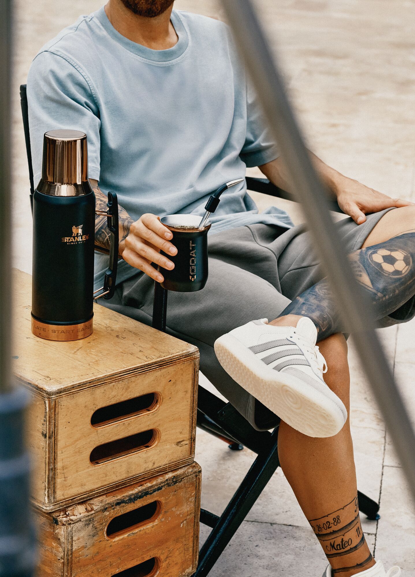 Messi x Stanley 1913&nbsp;8 oz. Classic Mate Mug - Messi GOAT Black product image