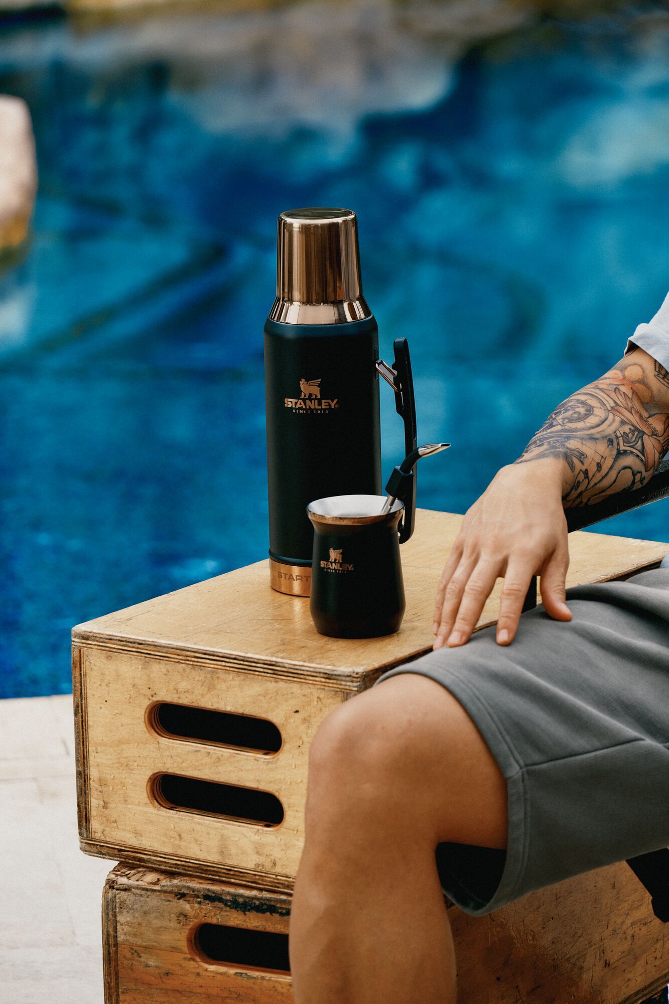 Messi x Stanley 1913&nbsp;8 oz. Classic Mate Mug - Messi GOAT Black product image