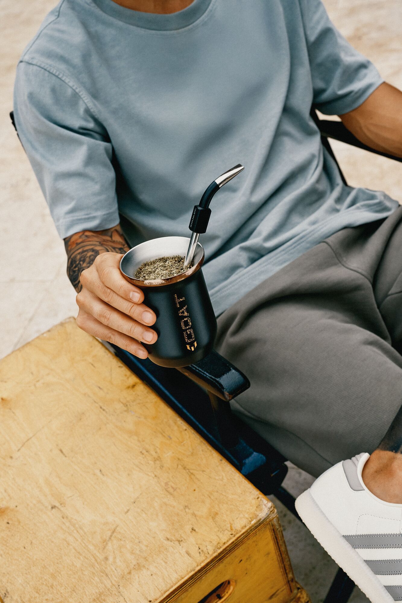 Messi x Stanley 1913&nbsp;8 oz. Classic Mate Mug - Messi GOAT Black product image