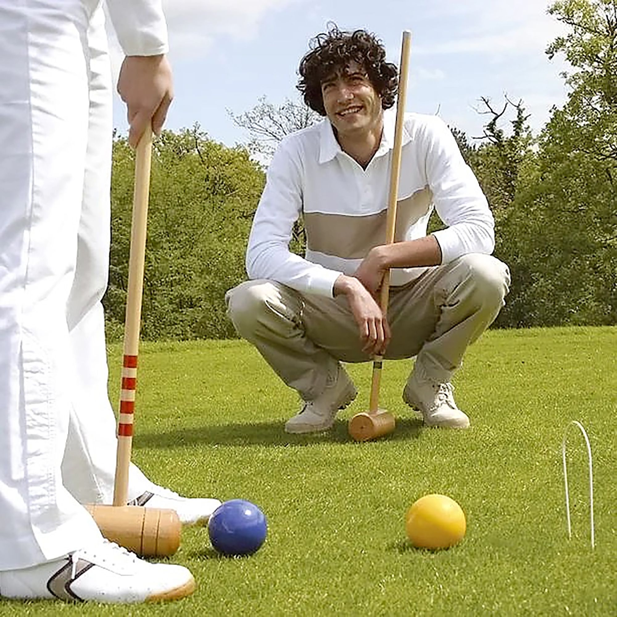 Kettler 4-Player Croquet Set with Trolley product image