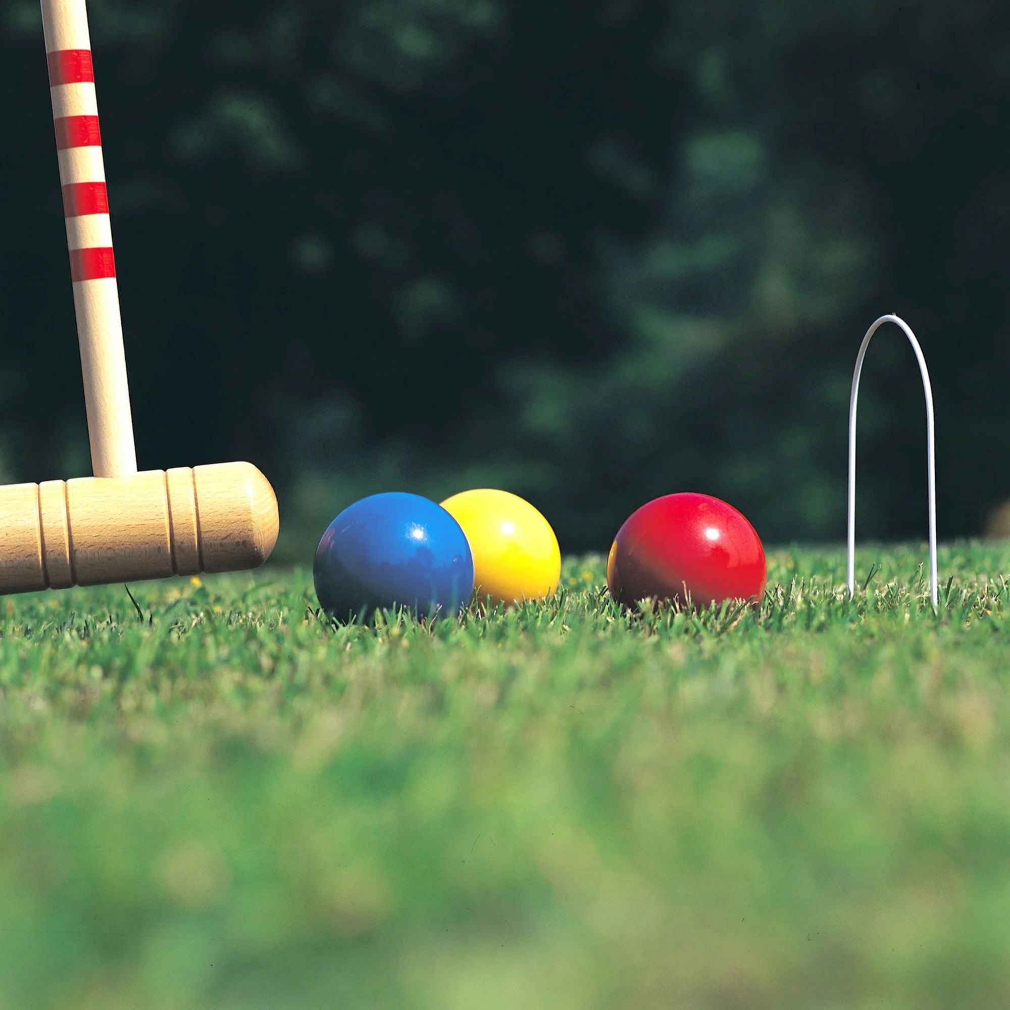 Kettler 6-Player Croquet Set with Wooden Trolley product image