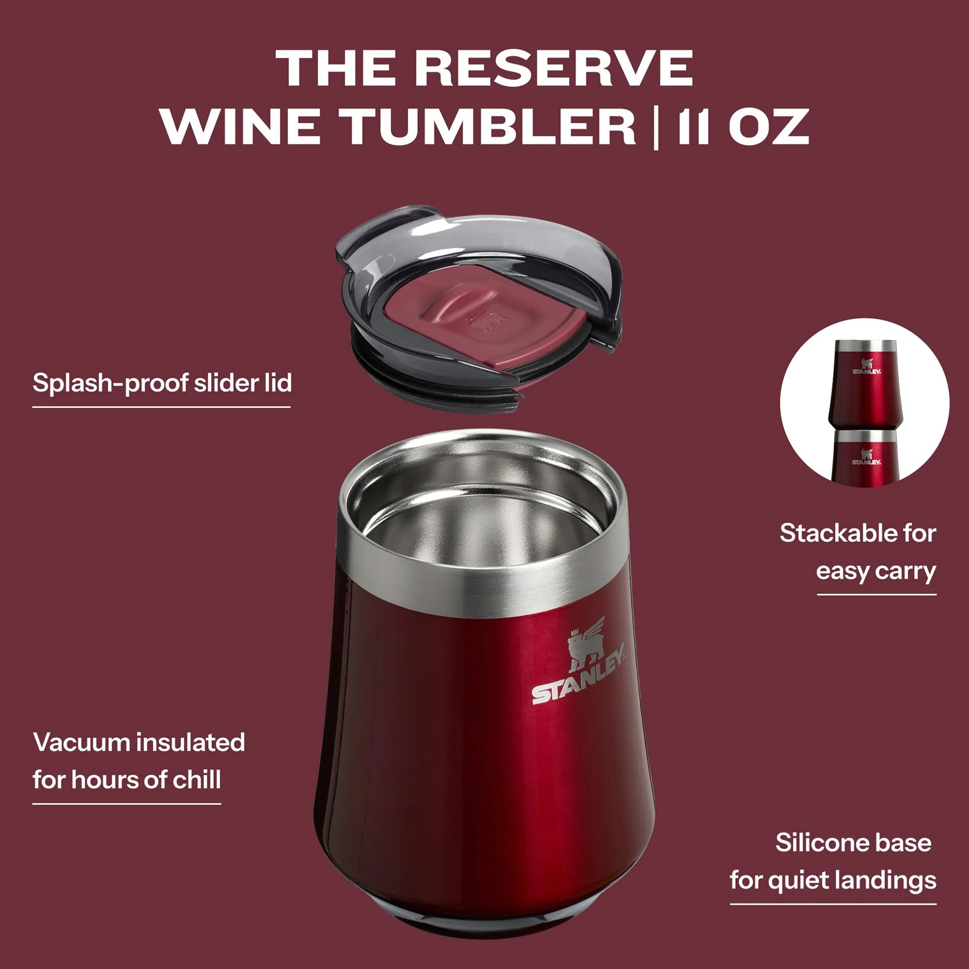 Stanley 11 oz. Reserve Wine Tumbler product image