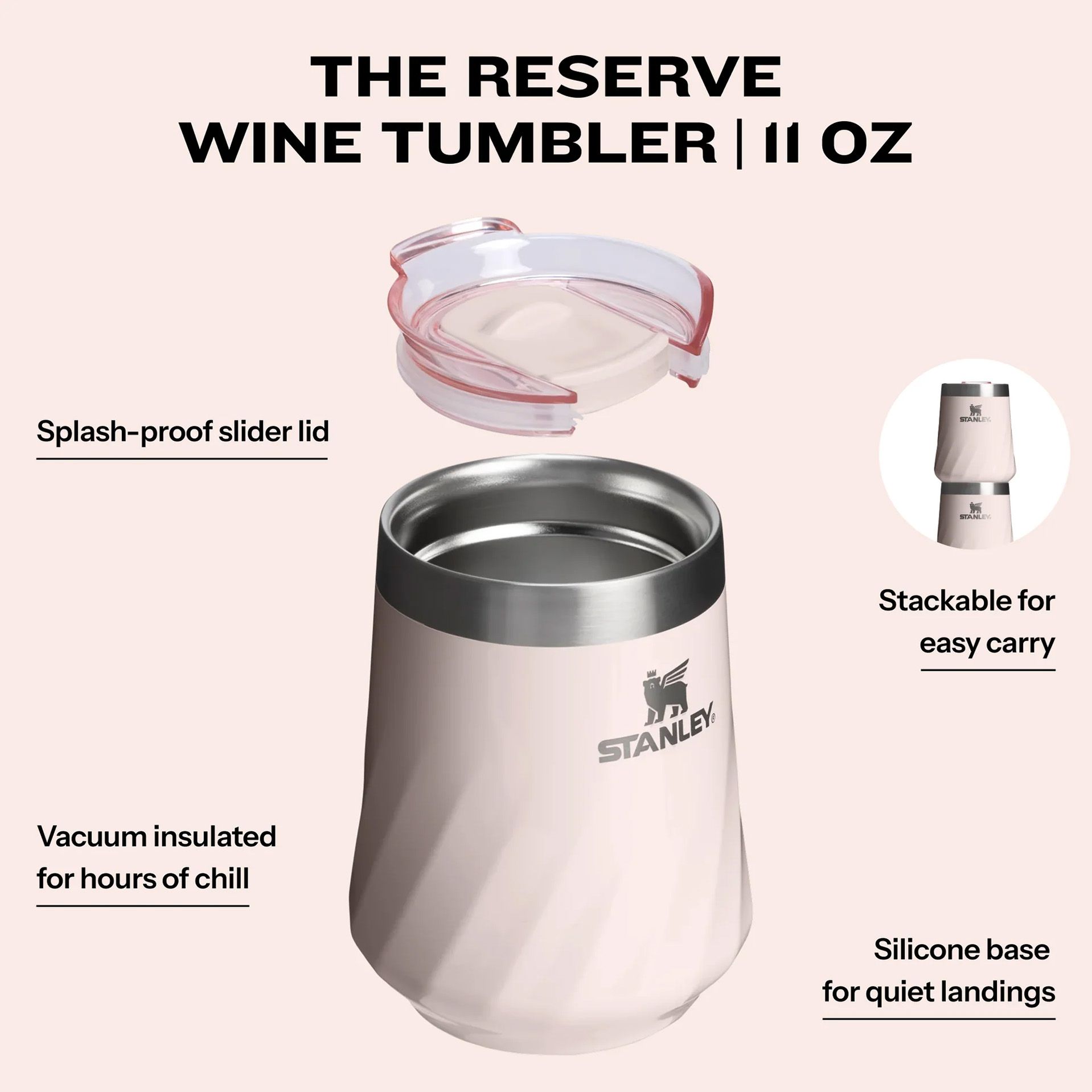 Stanley 11 oz. Reserve Textured Wine Tumbler product image