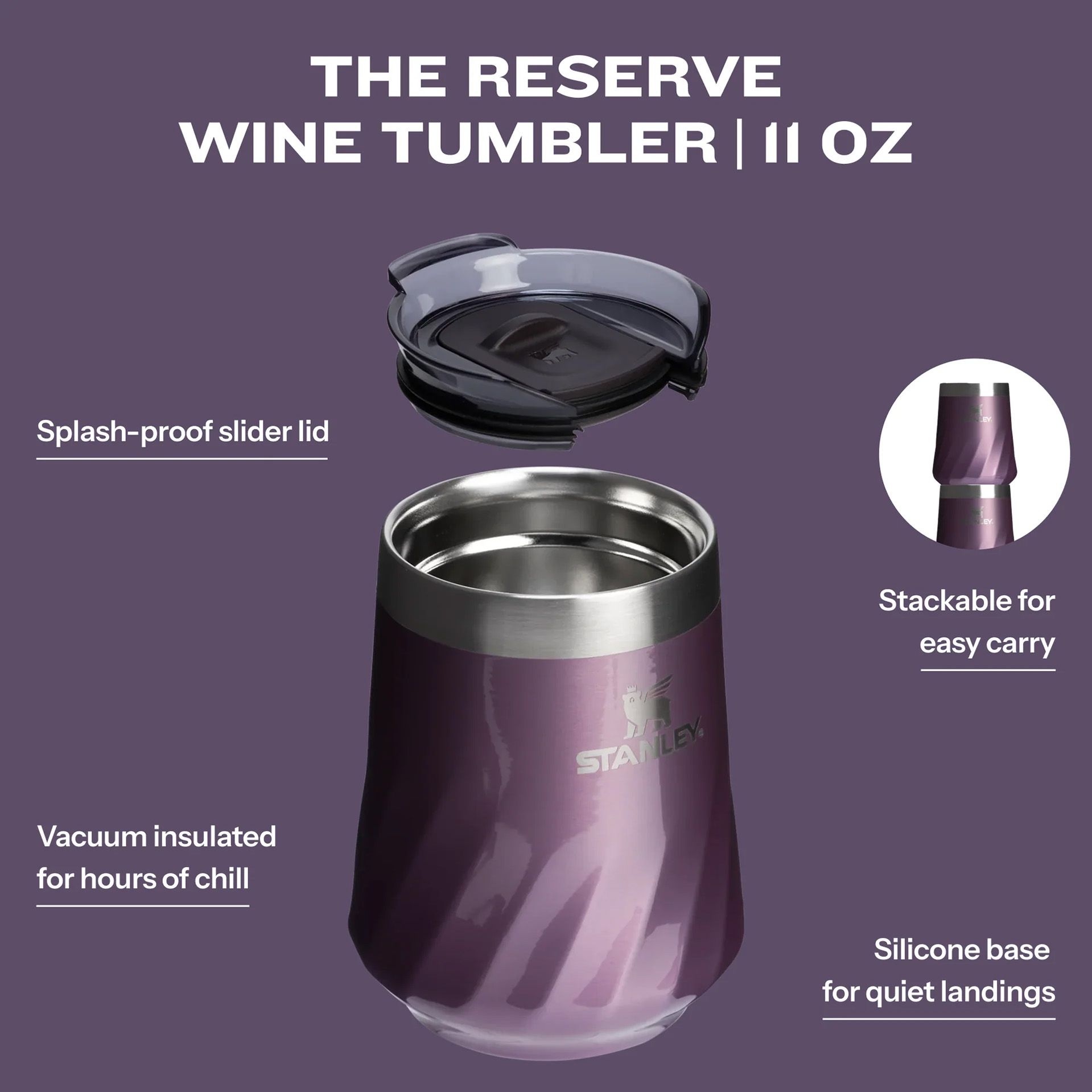 Stanley 11 oz. Reserve Textured Wine Tumbler product image